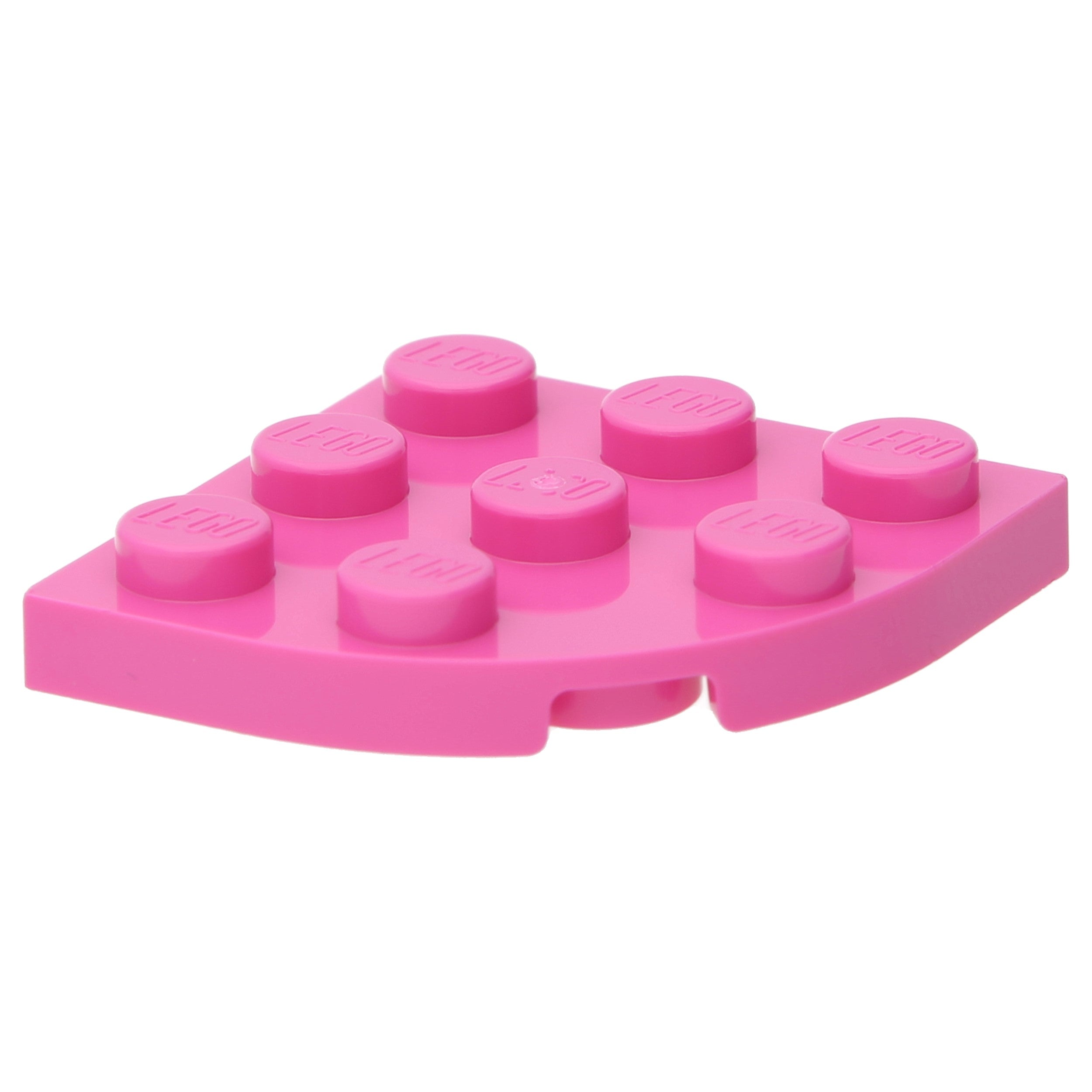 Lego plates (modified) - corner plate 3 x 3 (rounded)