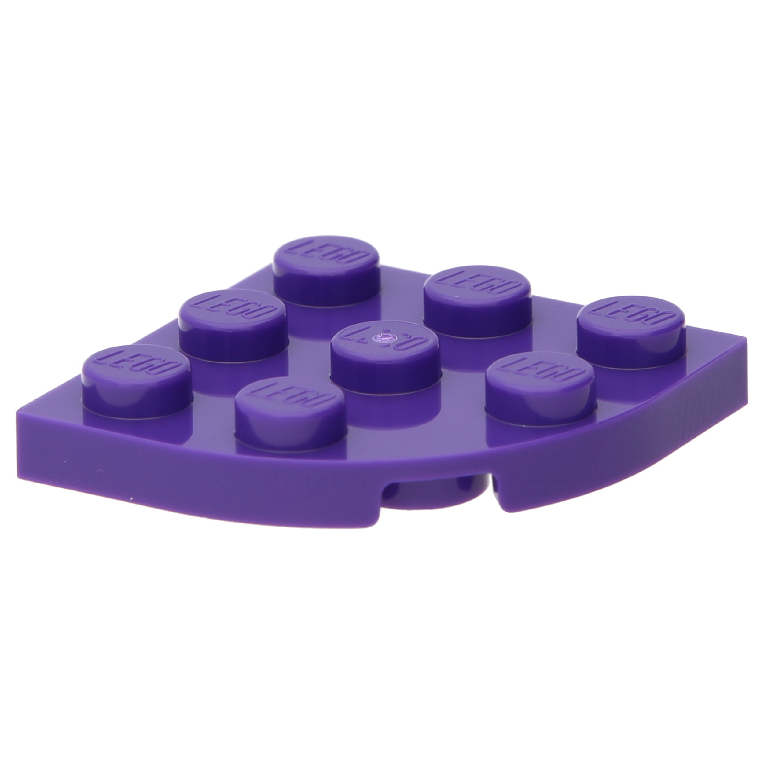 Lego plates (modified) - corner plate 3 x 3 (rounded)