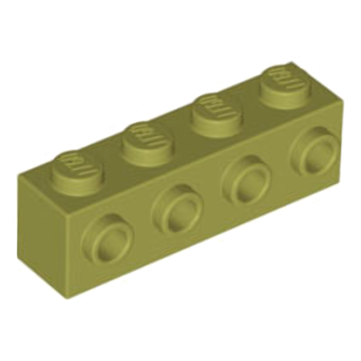 LEGO  Steine (modifiziert) - 1 x 4 mit  Noppen an der Seite