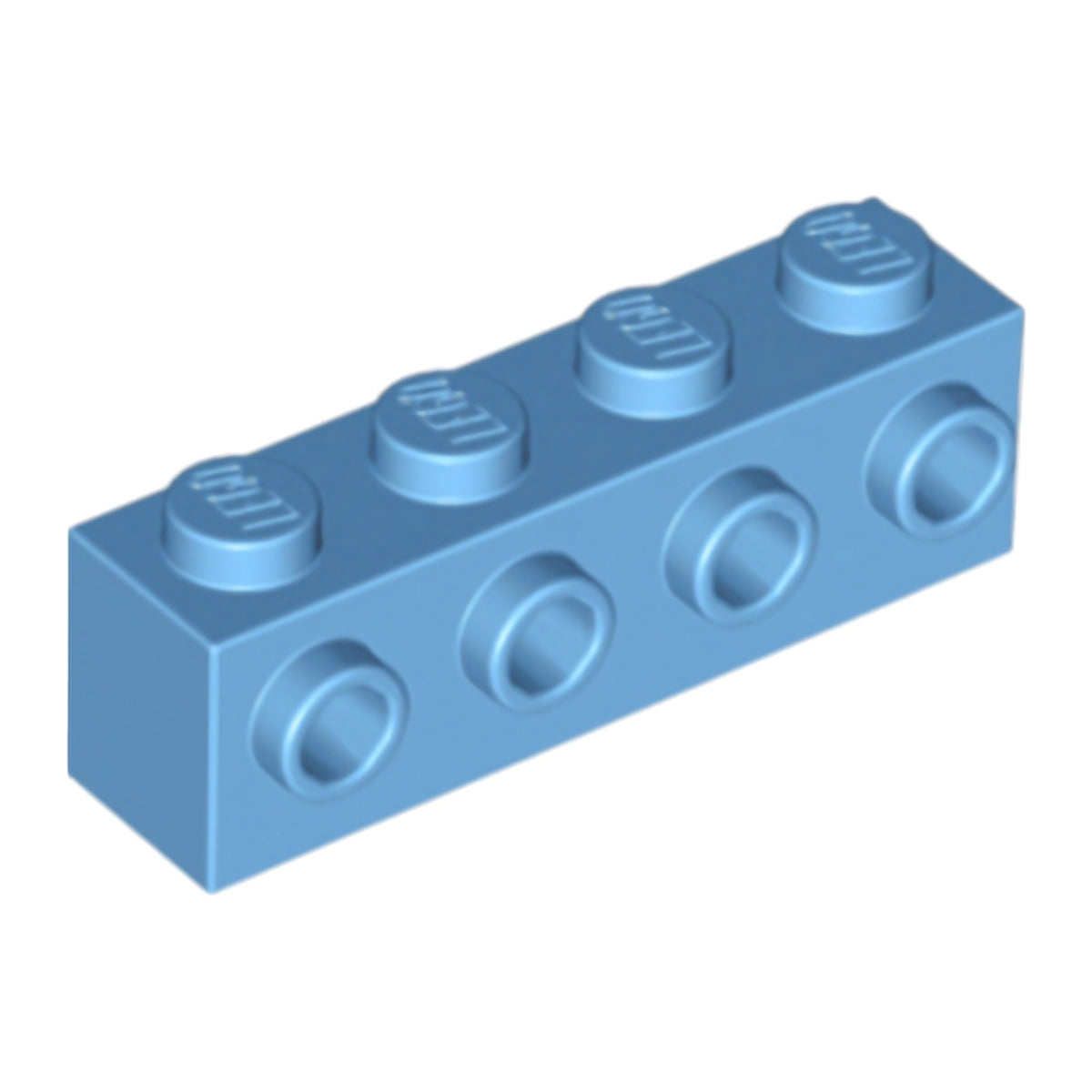 LEGO  Steine (modifiziert) - 1 x 4 mit  Noppen an der Seite