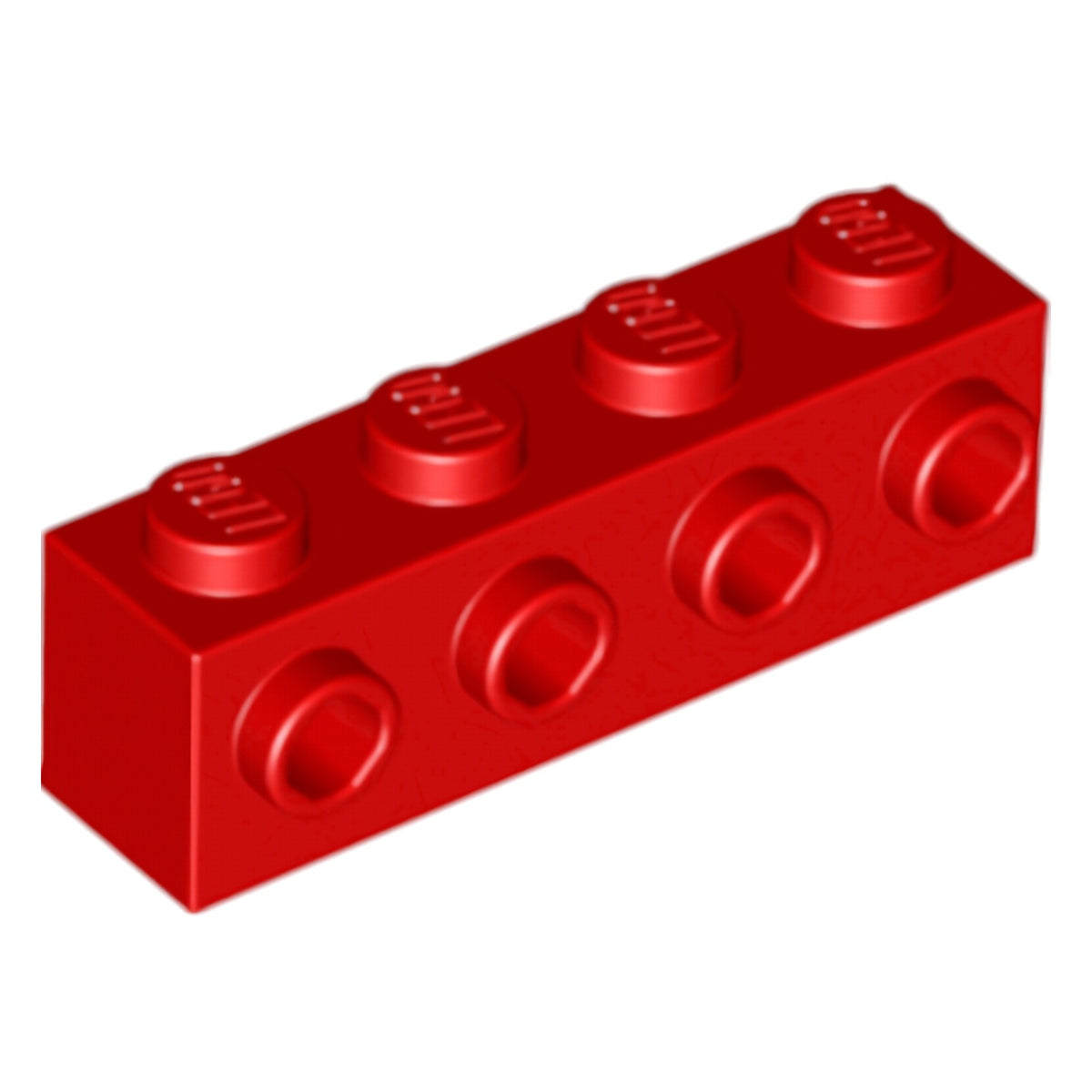 LEGO  Steine (modifiziert) - 1 x 4 mit  Noppen an der Seite