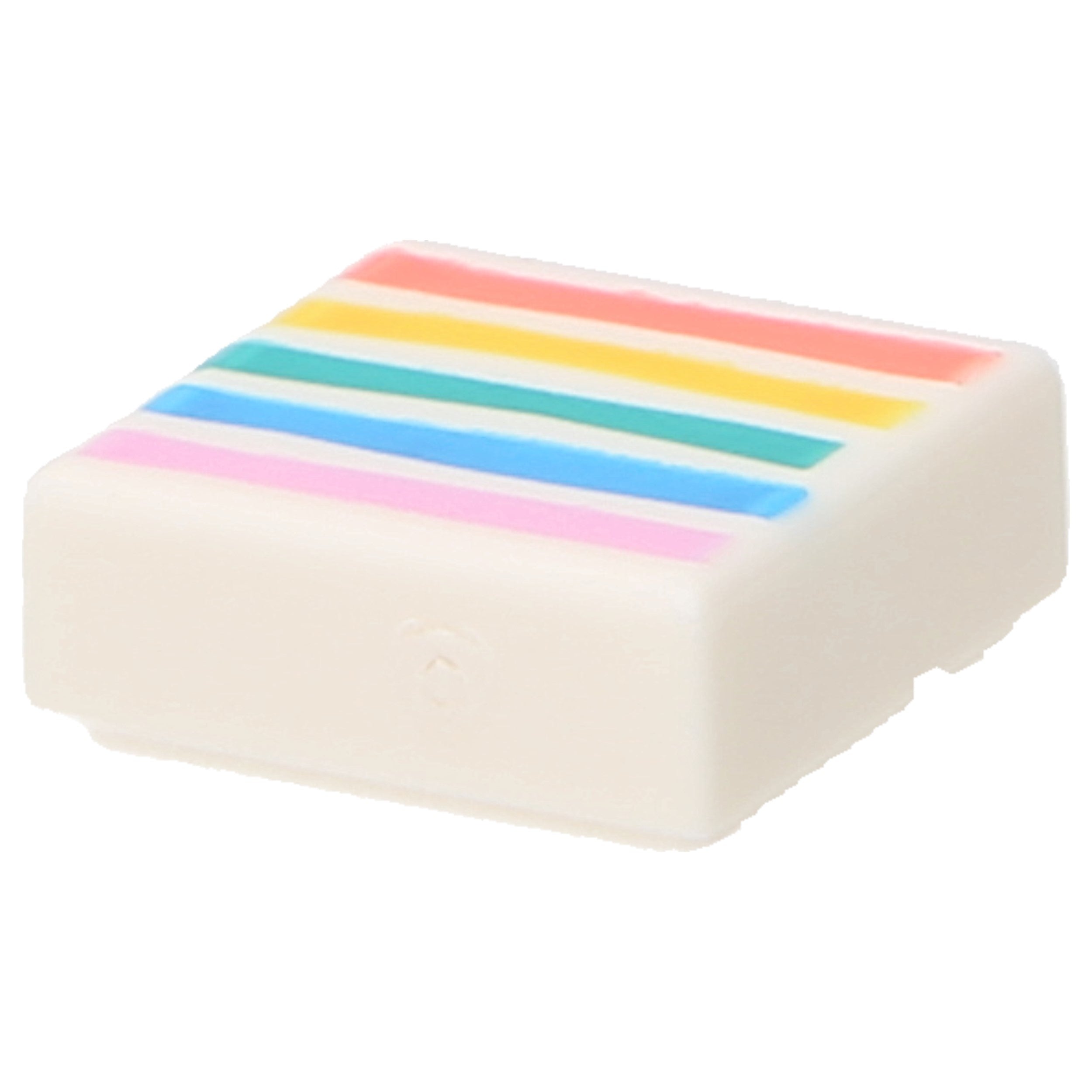 LEGO tiles (printed) - 1 x 1 with groove and "rainbow" imprint