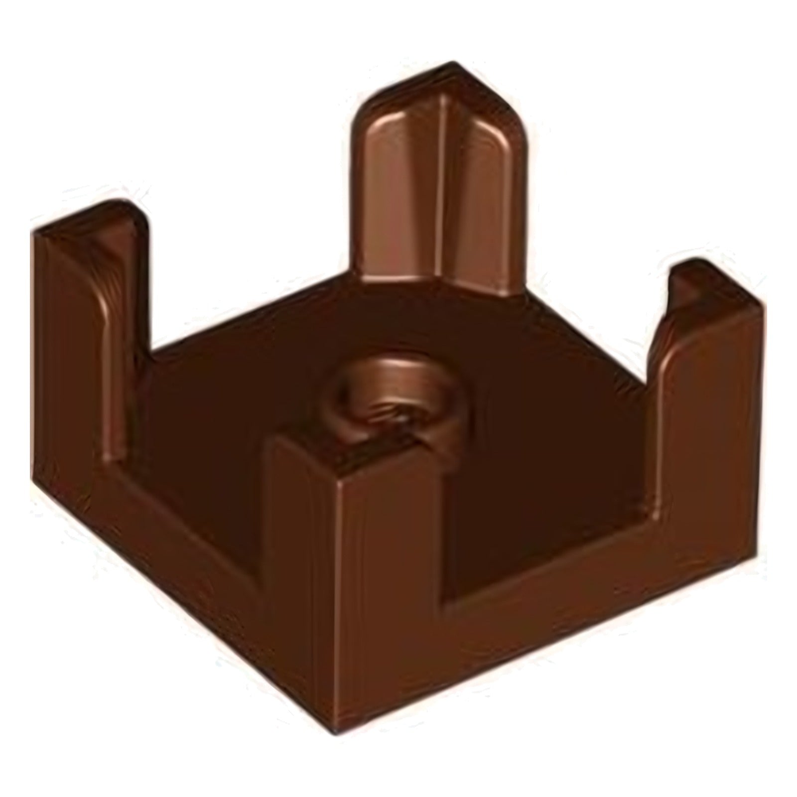 LEGO Behälter, Kiste 2 x 2 x 1 halb mit Noppe und 4 Ecke Stützen (3131)