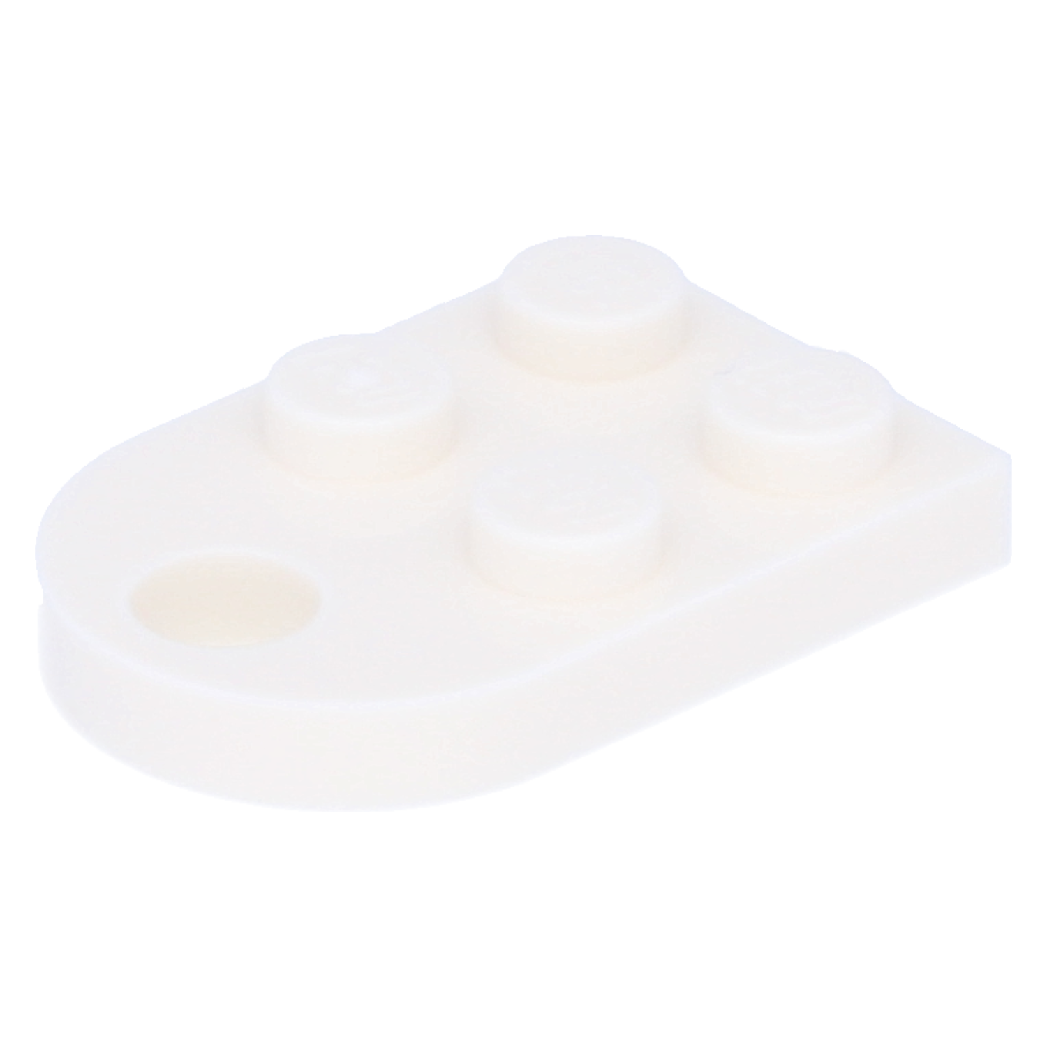LEGO Plates (modified) - 2 x 3 rounded and one hole