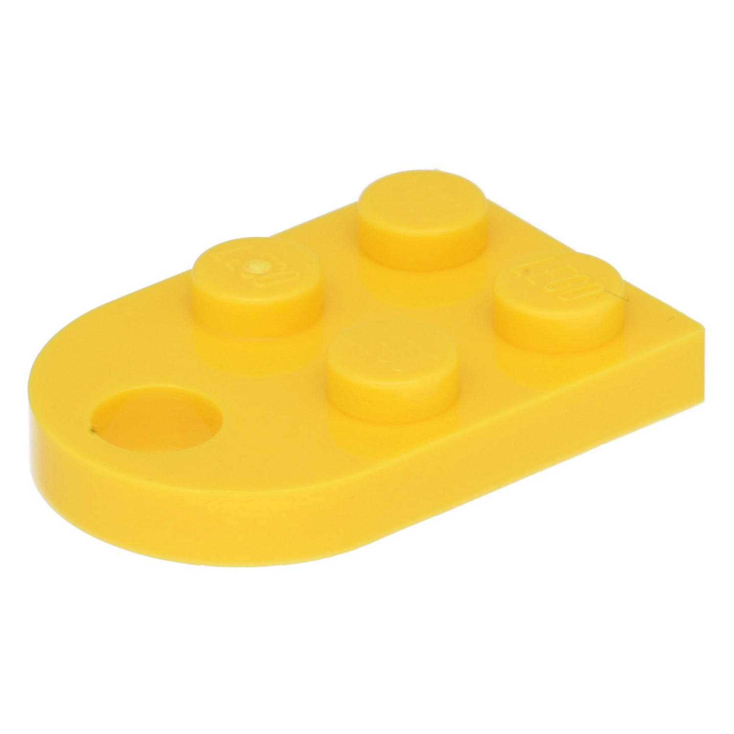 LEGO Plates (modified) - 2 x 3 rounded and one hole