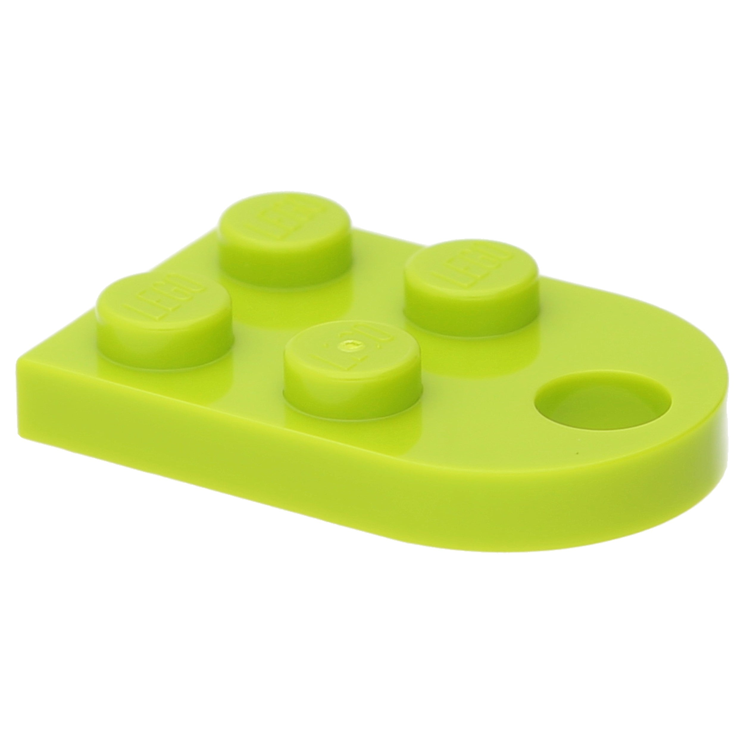 LEGO Plates (modified) - 2 x 3 rounded and one hole