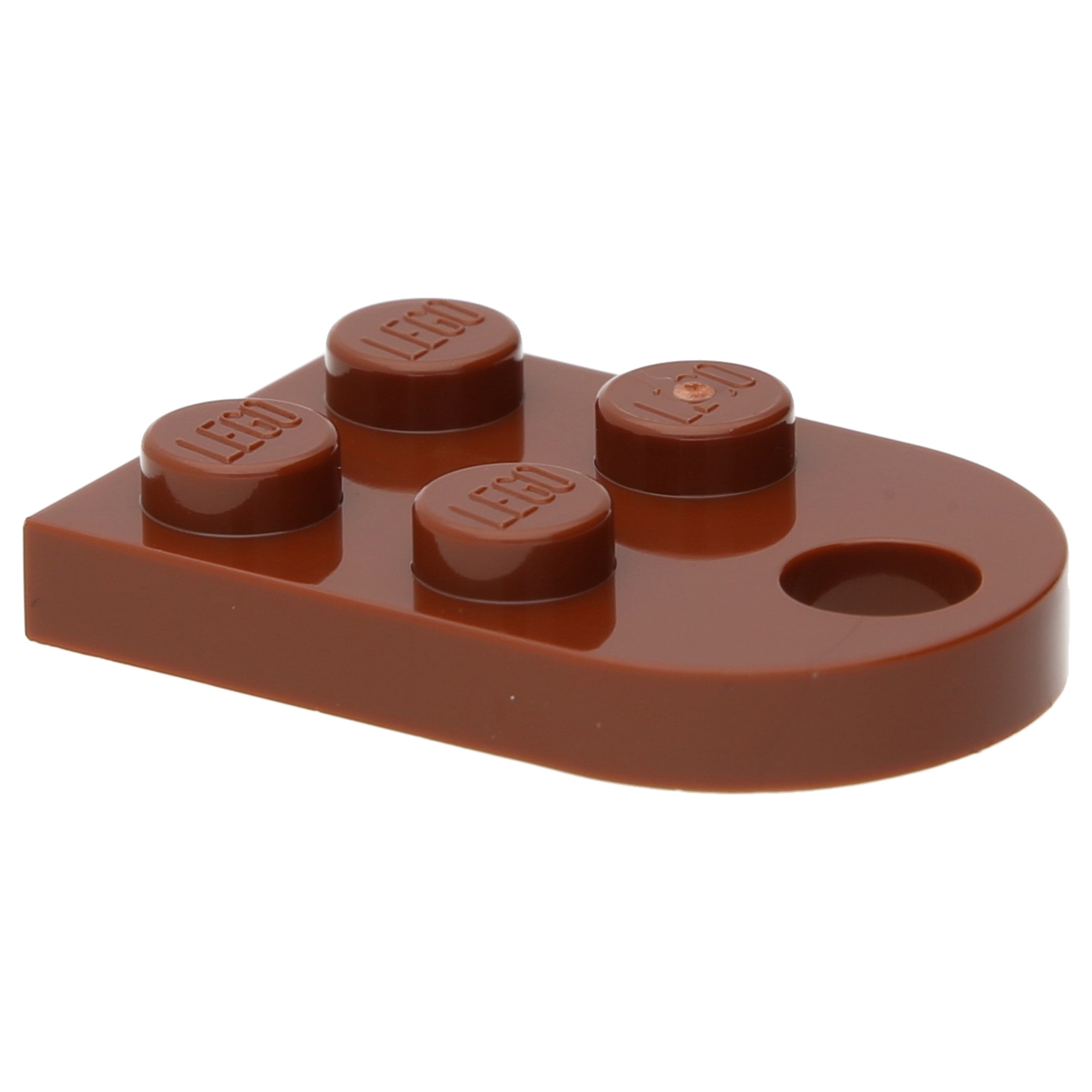 LEGO Plates (modified) - 2 x 3 rounded and one hole