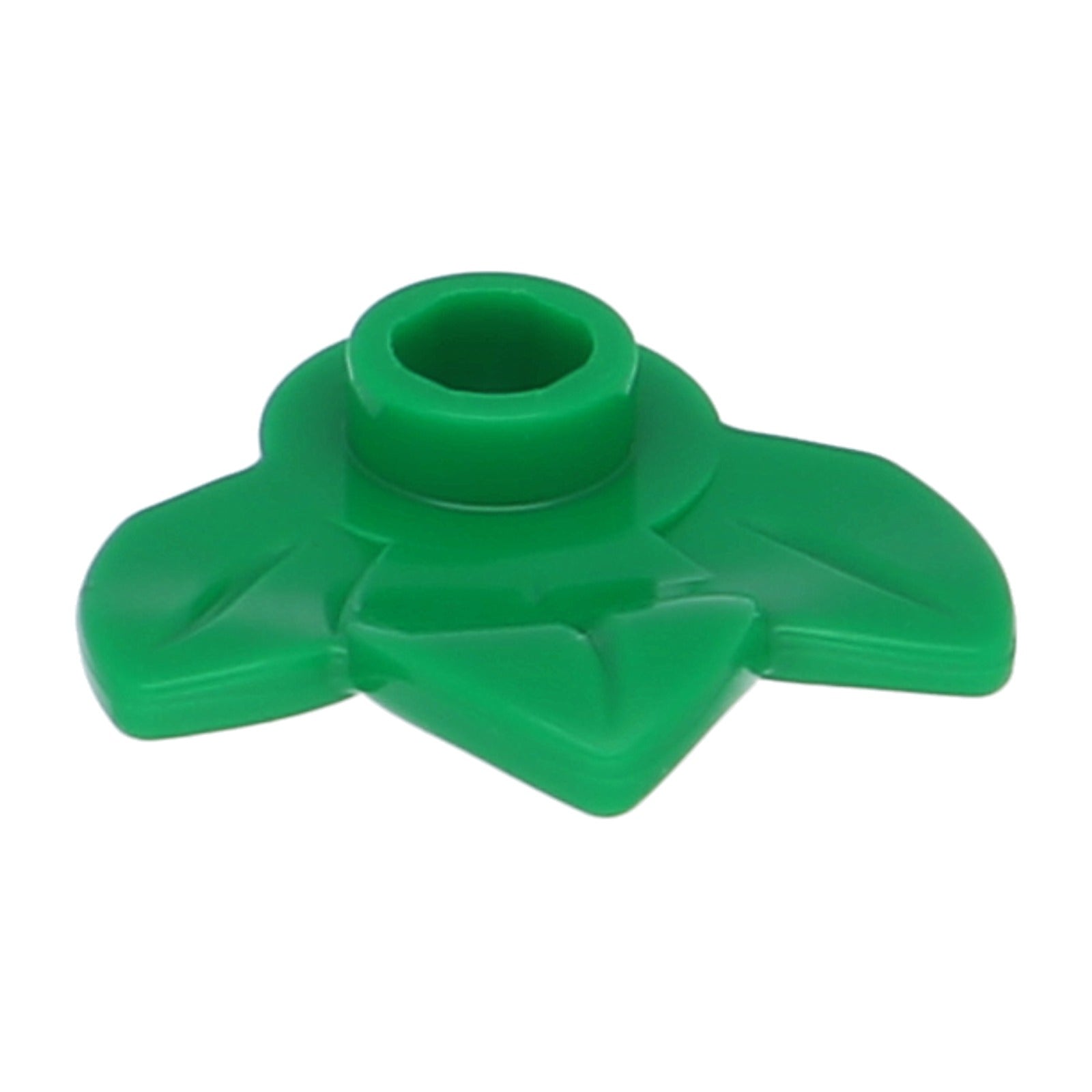 LEGO plant round plate 1 x 1 with 3 leaves (32607) - choice of colors - 24 colors