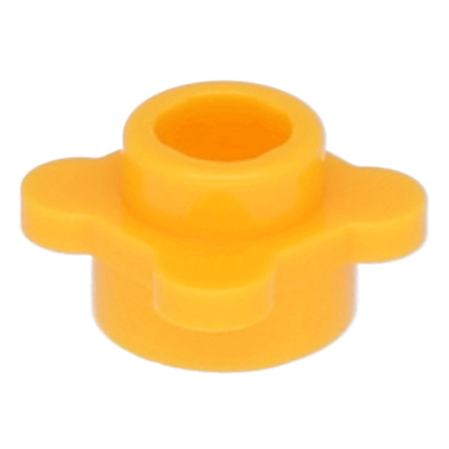Lego plates (modified) - 1 x 1 round with flower border (4 buttons / petals)