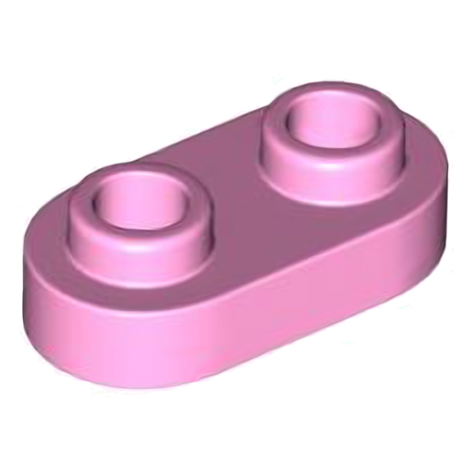 LEGO Platte modifiziert 1 x 2 abgerundet mit 2 offenen Noppen (35480)