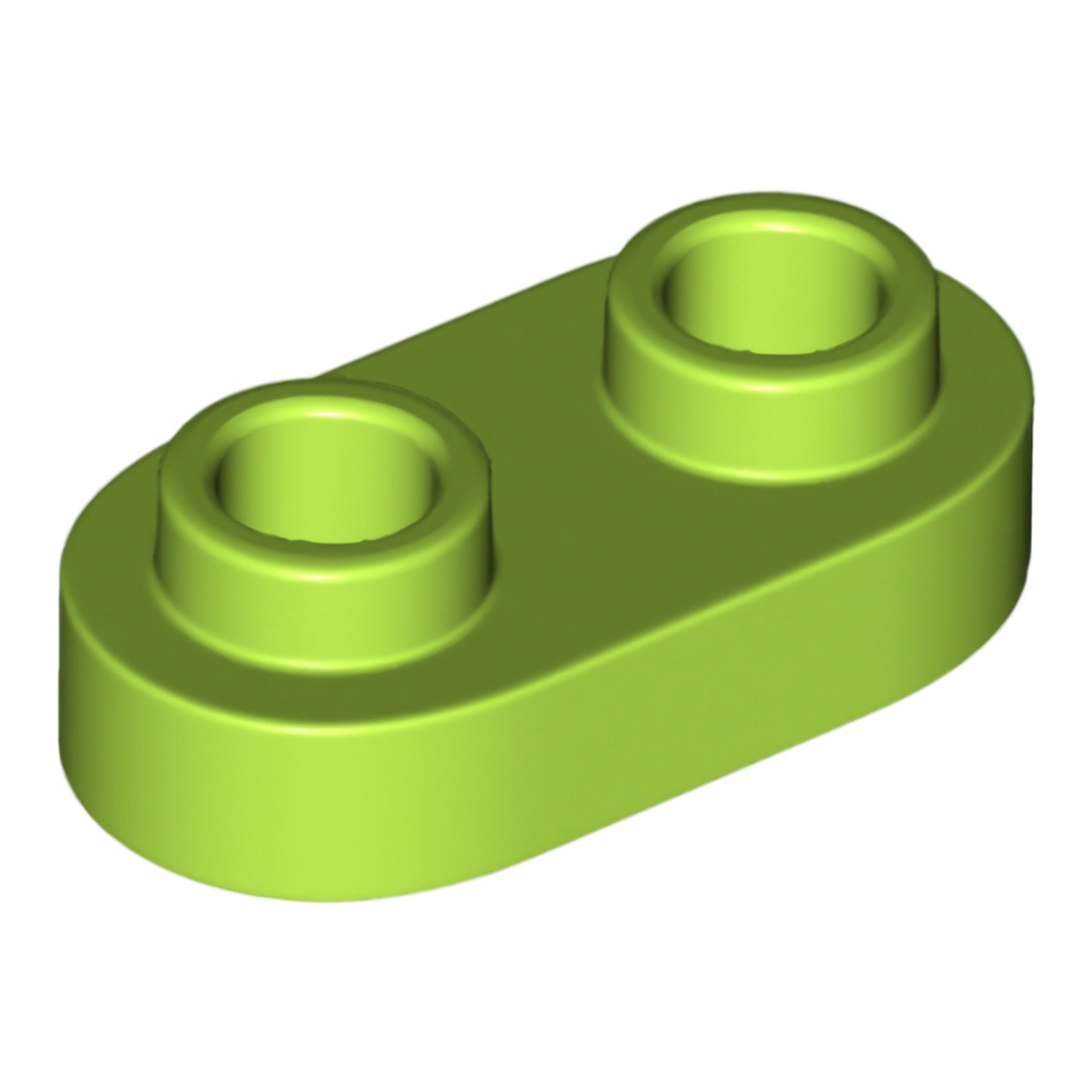 LEGO Platte modifiziert 1 x 2 abgerundet mit 2 offenen Noppen (35480)