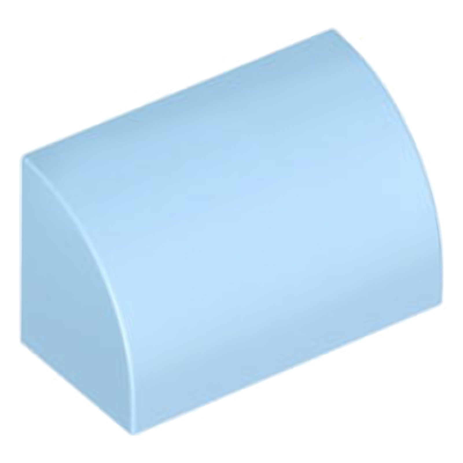 LEGO Brick modified 1 x 2 x 1 without knobs, curved top (37352)