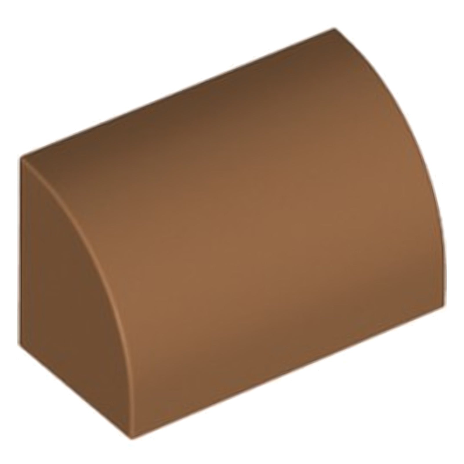 LEGO Brick modified 1 x 2 x 1 without knobs, curved top (37352)