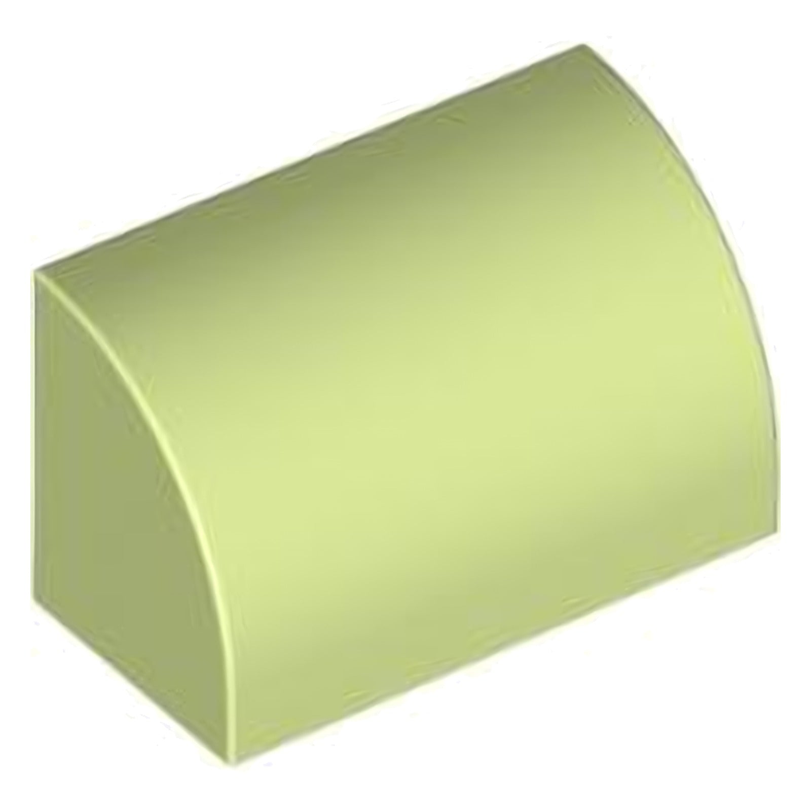 LEGO Brick modified 1 x 2 x 1 without knobs, curved top (37352)