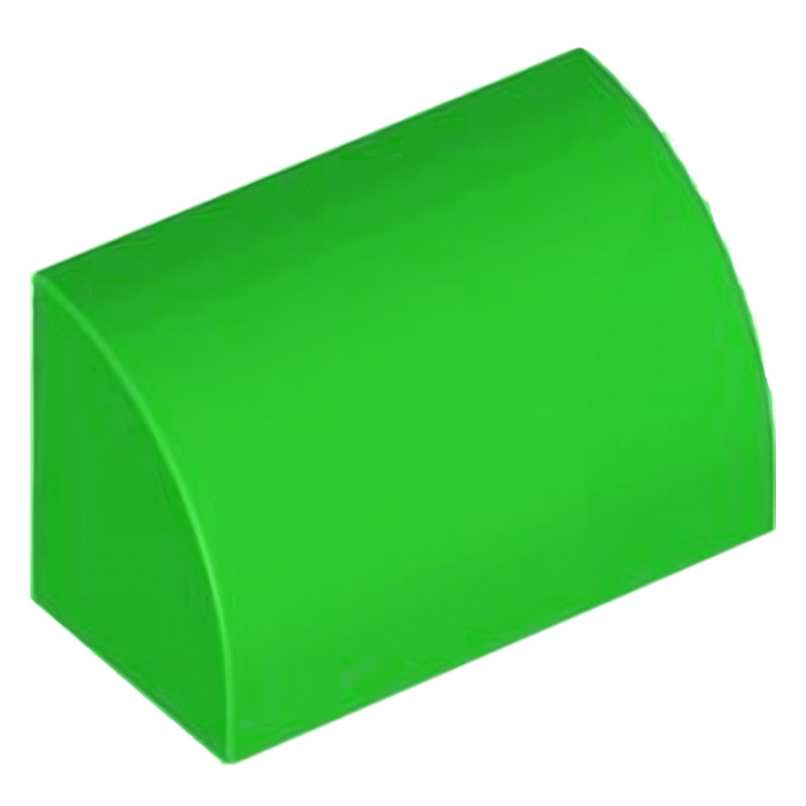 LEGO Brick modified 1 x 2 x 1 without knobs, curved top (37352)