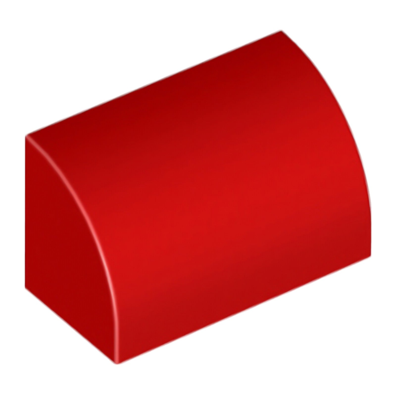 LEGO Brick modified 1 x 2 x 1 without knobs, curved top (37352)
