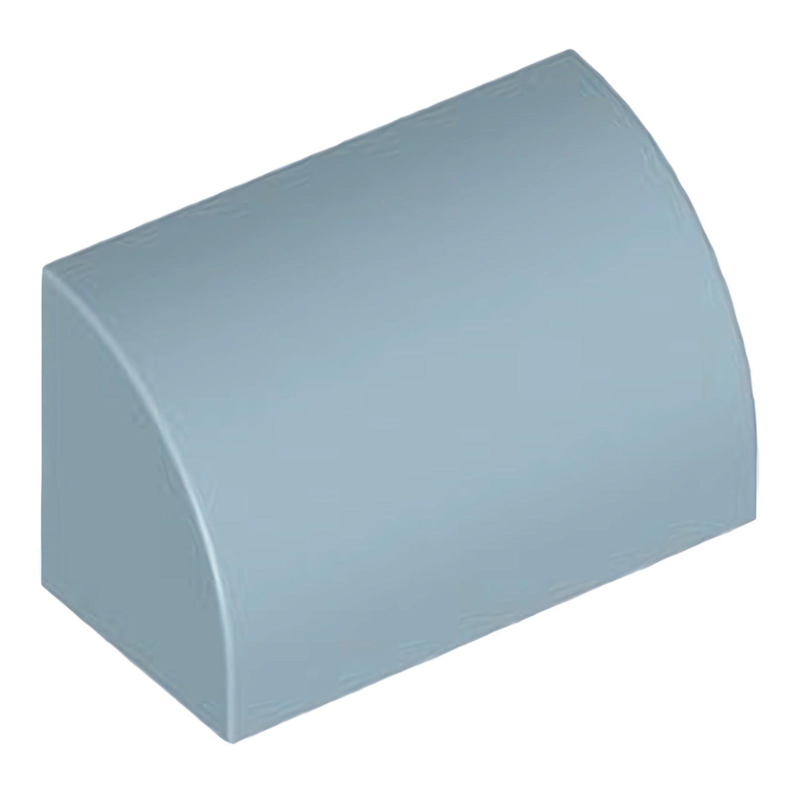 LEGO Brick modified 1 x 2 x 1 without knobs, curved top (37352)
