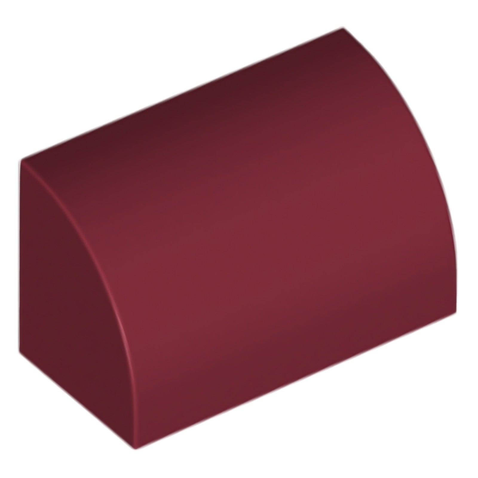 LEGO Brick modified 1 x 2 x 1 without knobs, curved top (37352)