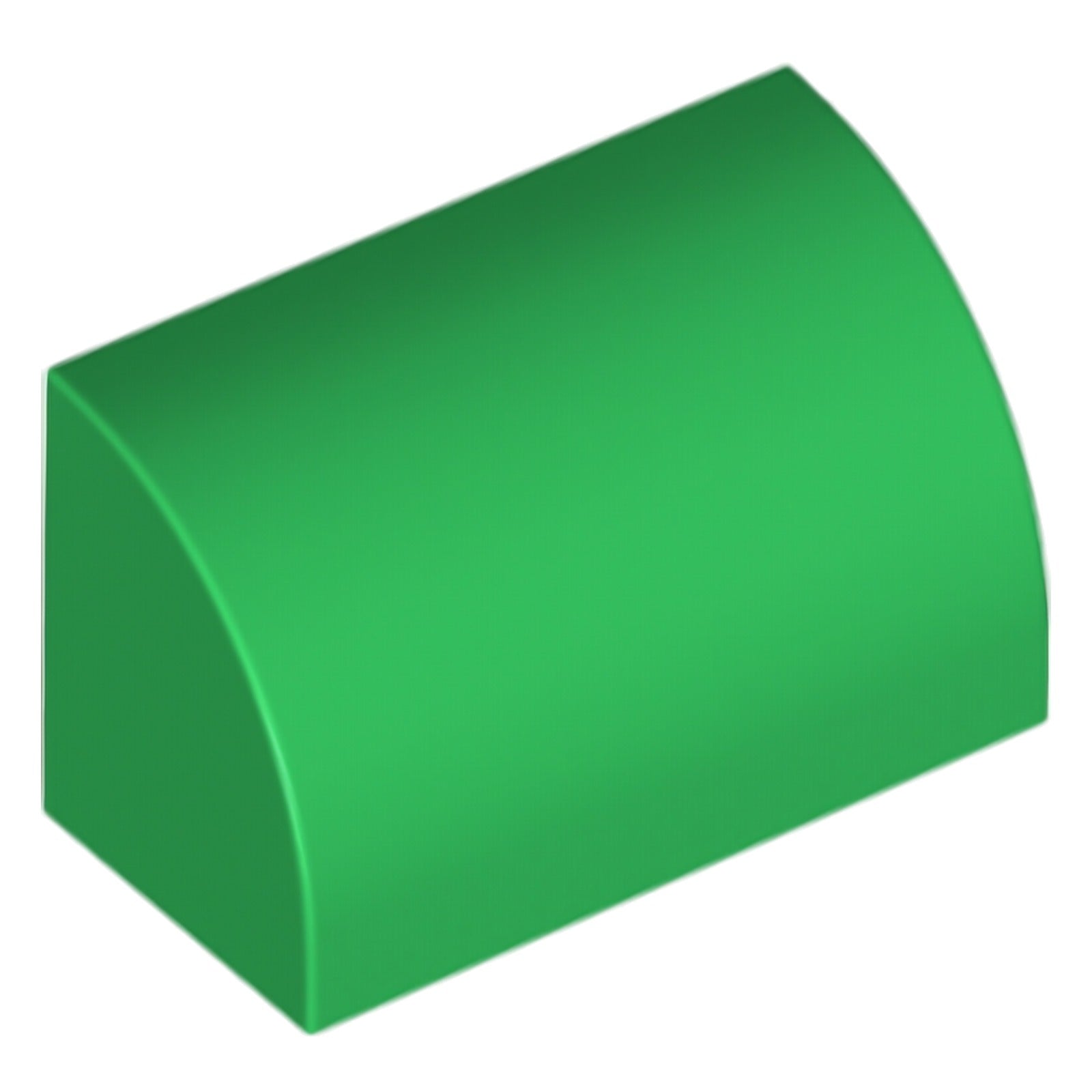 LEGO Brick modified 1 x 2 x 1 without knobs, curved top (37352)