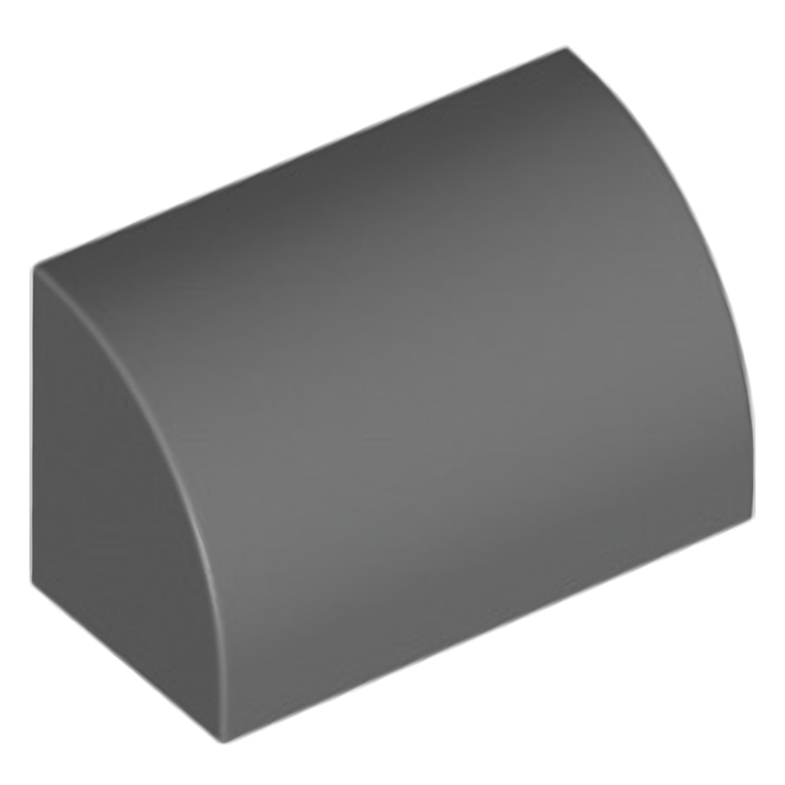 LEGO Brick modified 1 x 2 x 1 without knobs, curved top (37352)