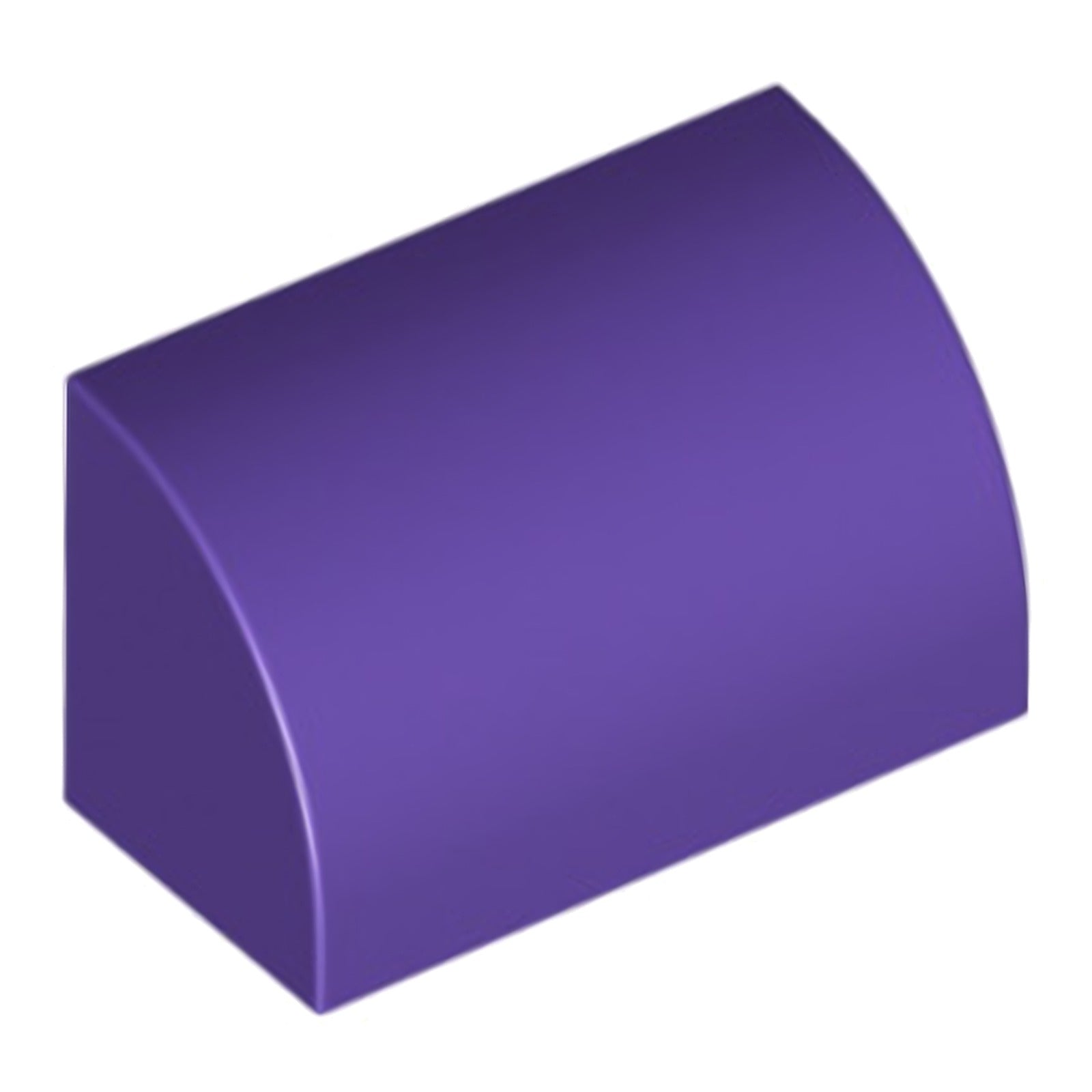 LEGO Brick modified 1 x 2 x 1 without knobs, curved top (37352)