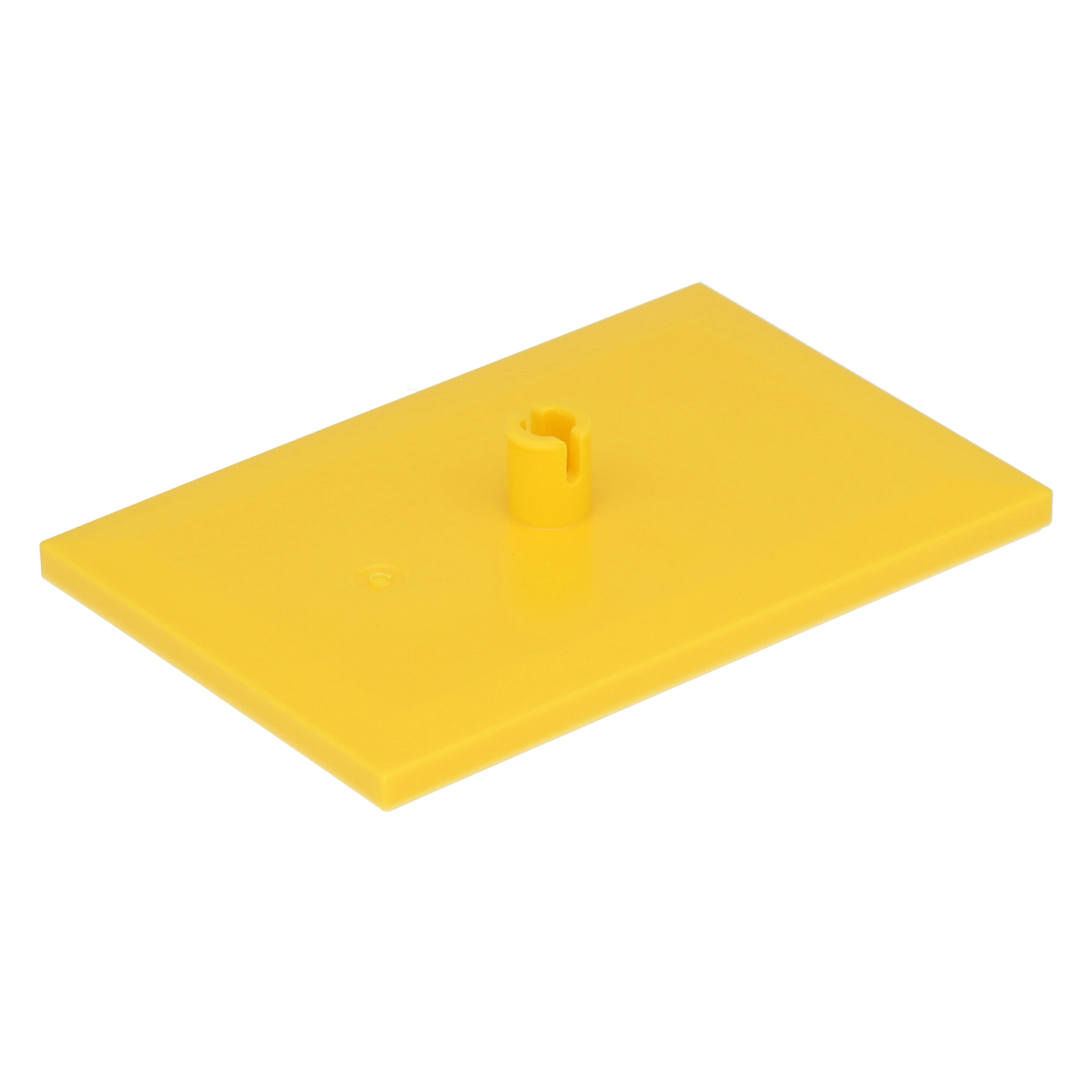 LEGO Tiles (modified) - 6 x 4 train bogie plate (5mm pin)