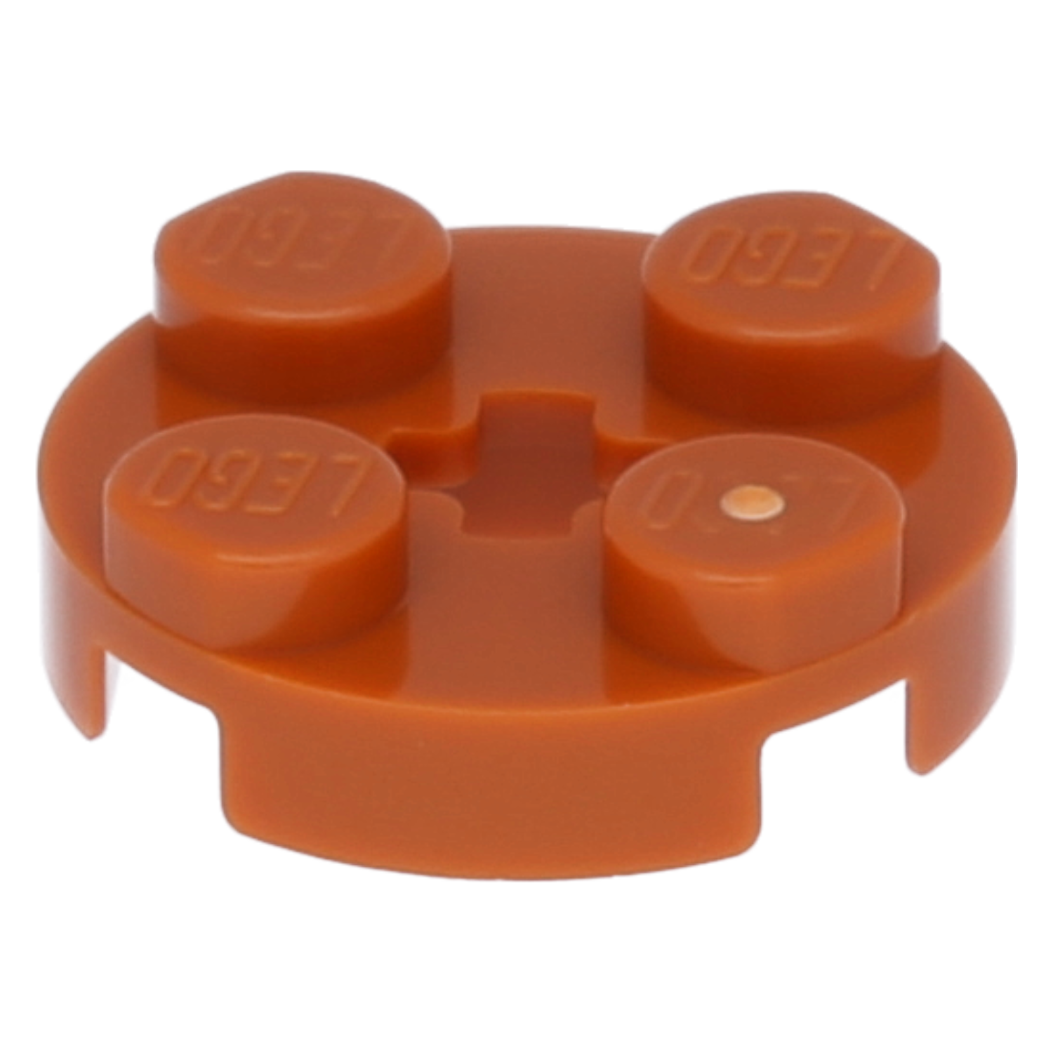 LEGO Plates (modified) - 2 x 2 with "+" axle hole (round)