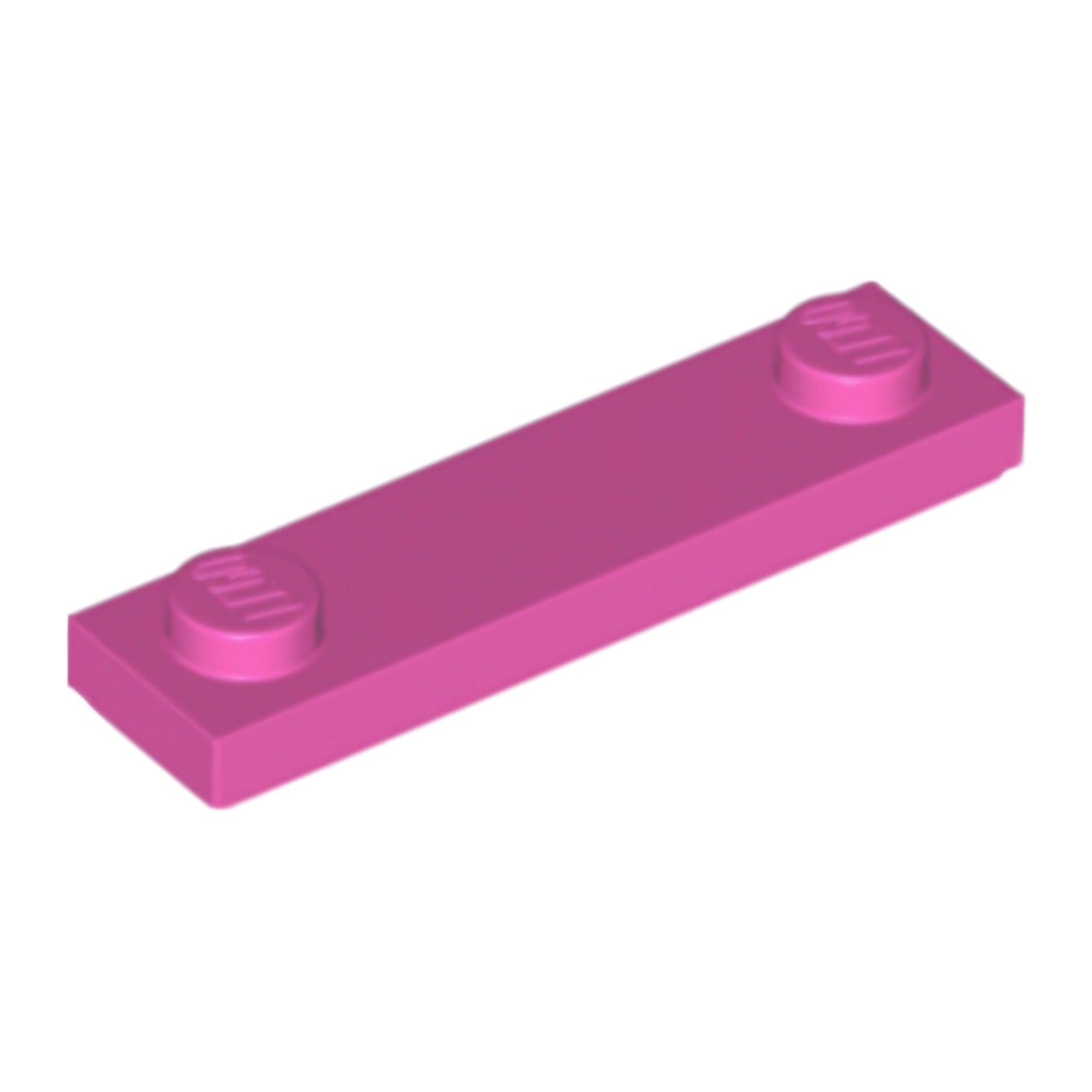 LEGO Plate modified 1 x 4 with 2 studs with groove (41740) - color selectable