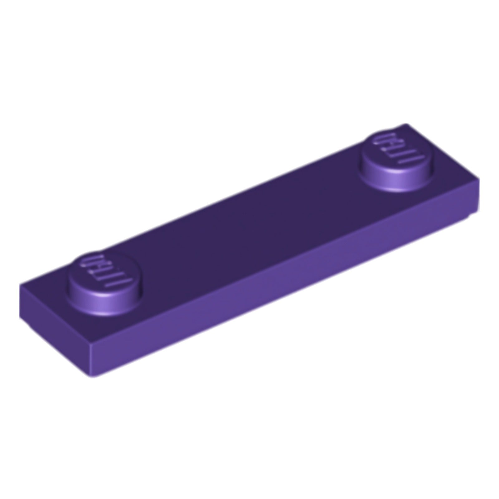 LEGO Plate modified 1 x 4 with 2 studs with groove (41740) - color selectable