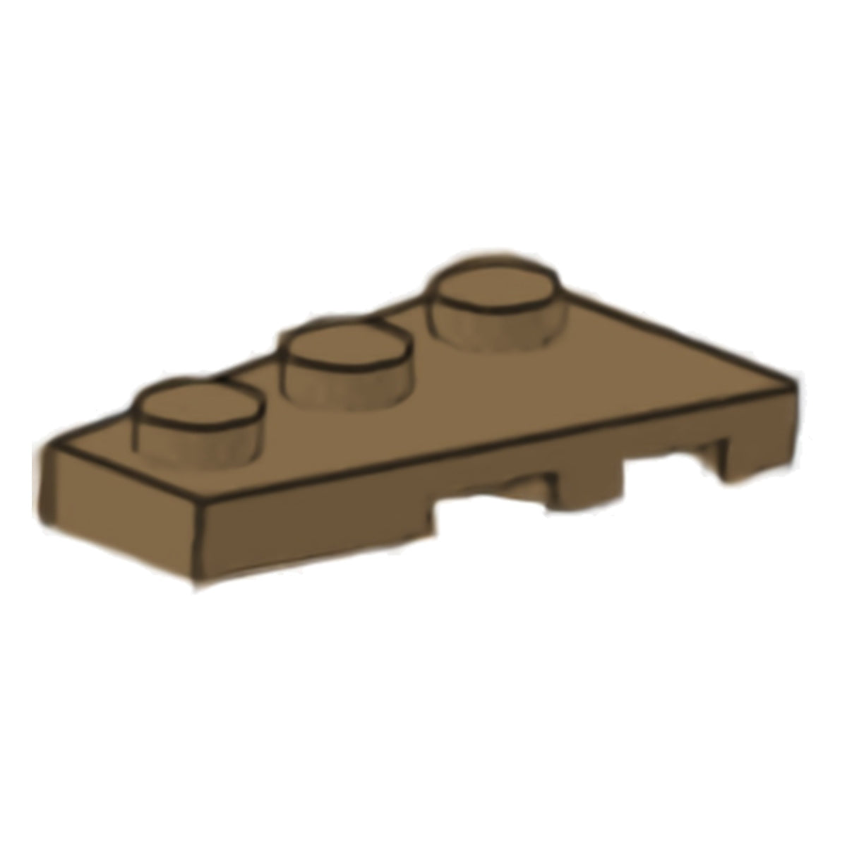 LEGO Plate (modified) - Wedge 3 x 2 left