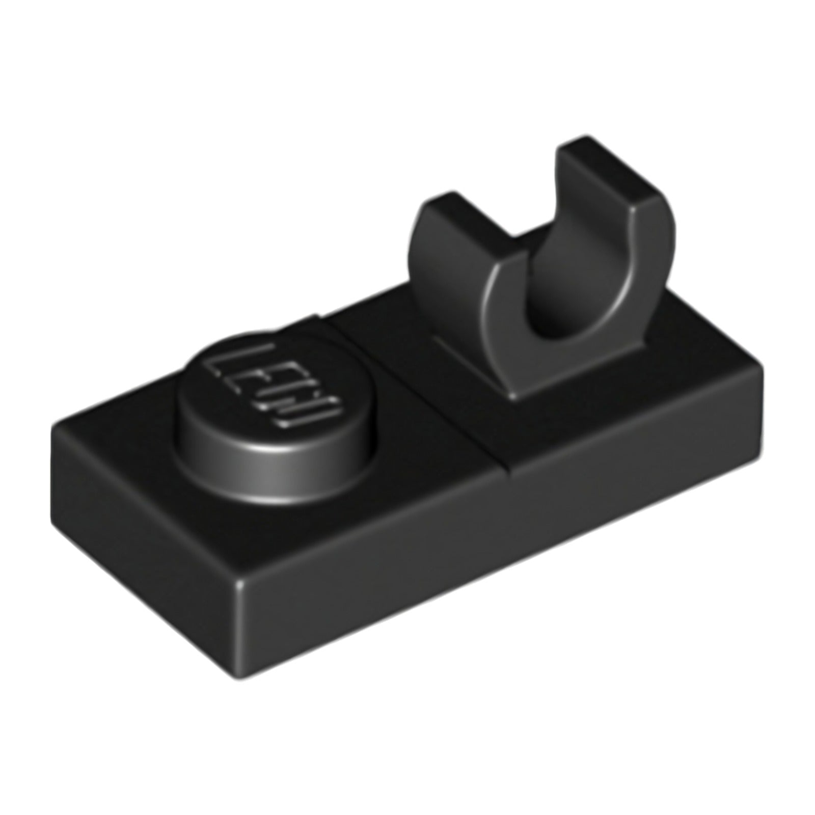 LEGO Plate modified 1 x 2 with open O clip on top (44861) - color selectable