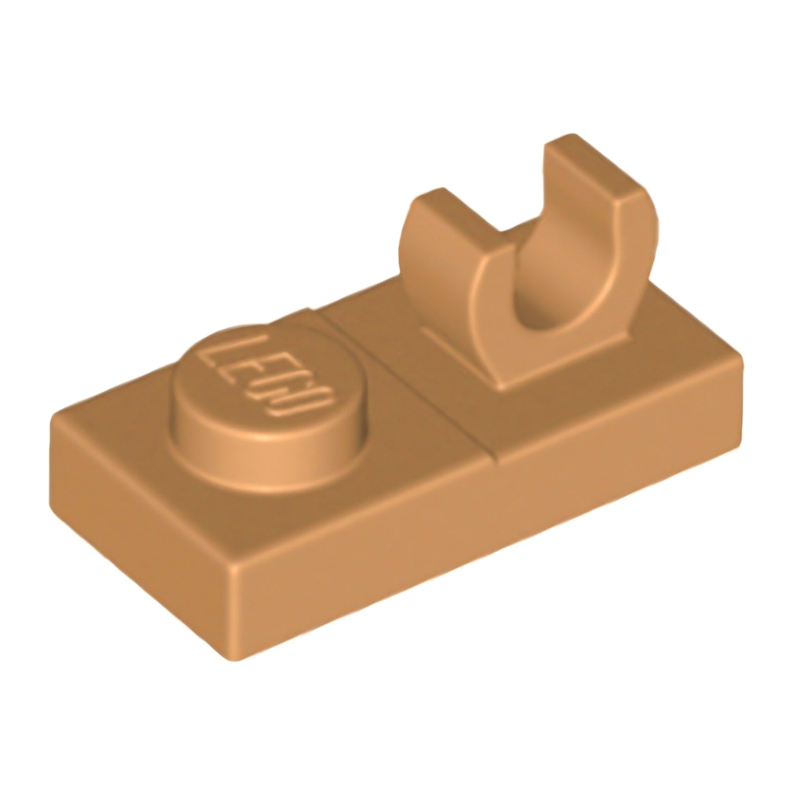 LEGO Plate modified 1 x 2 with open O clip on top (44861) - color selectable
