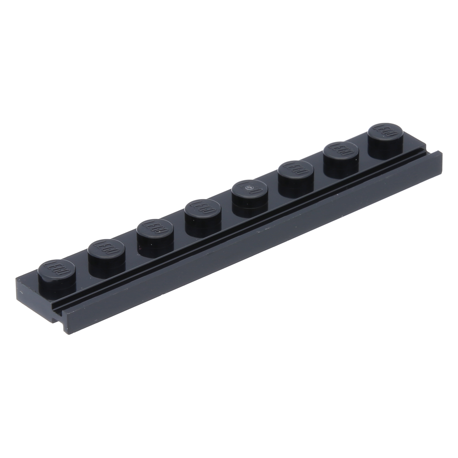 Lego plates (modified) - 1 x 8 with door rail