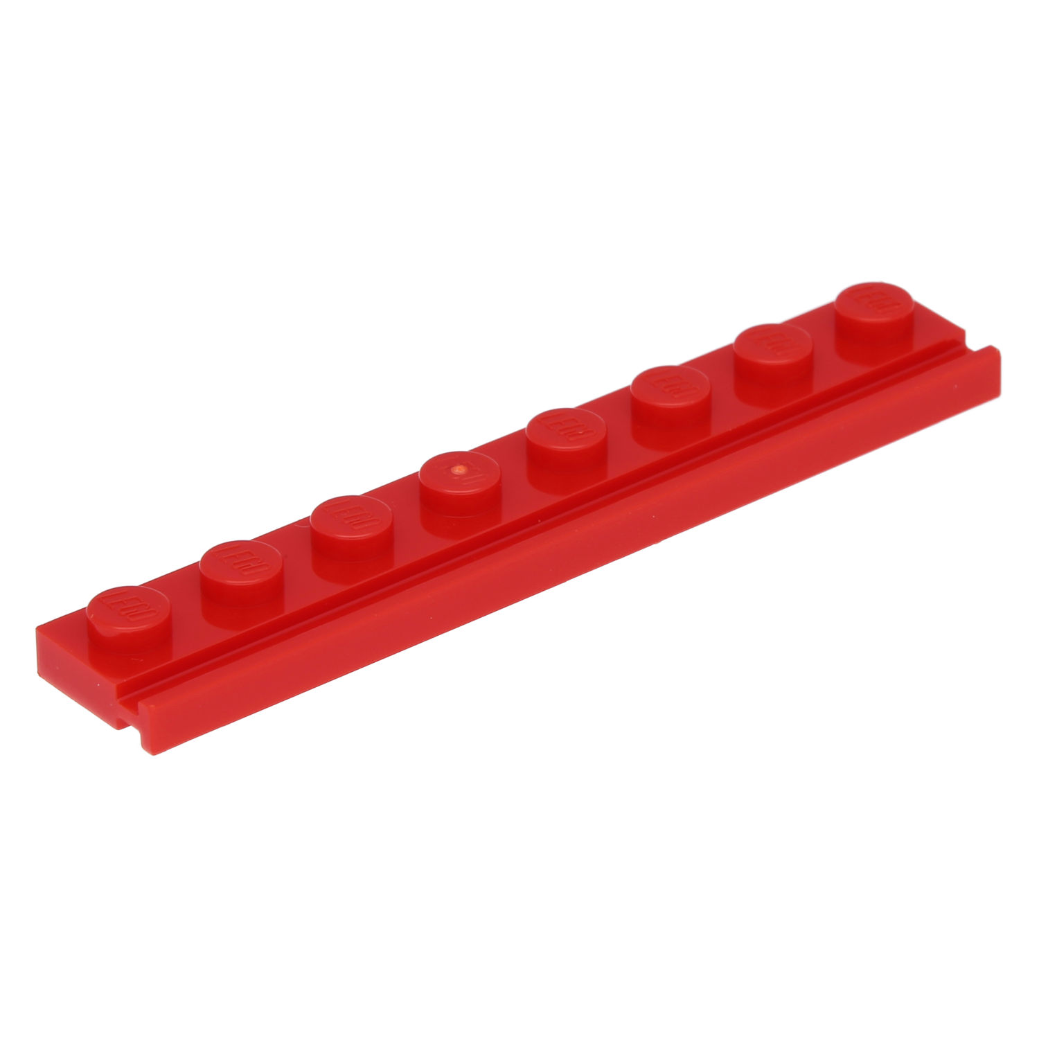 Lego plates (modified) - 1 x 8 with door rail