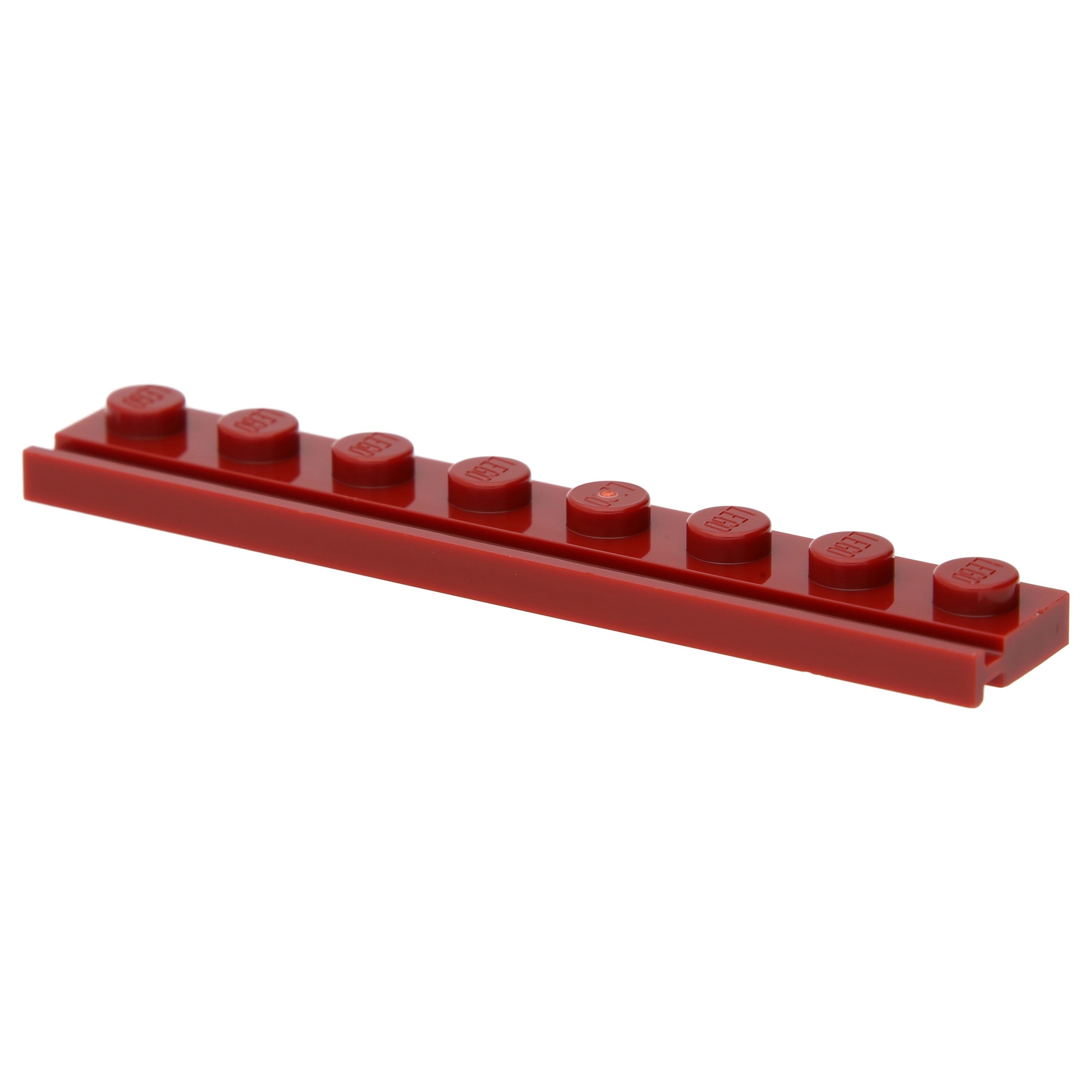 Lego plates (modified) - 1 x 8 with door rail