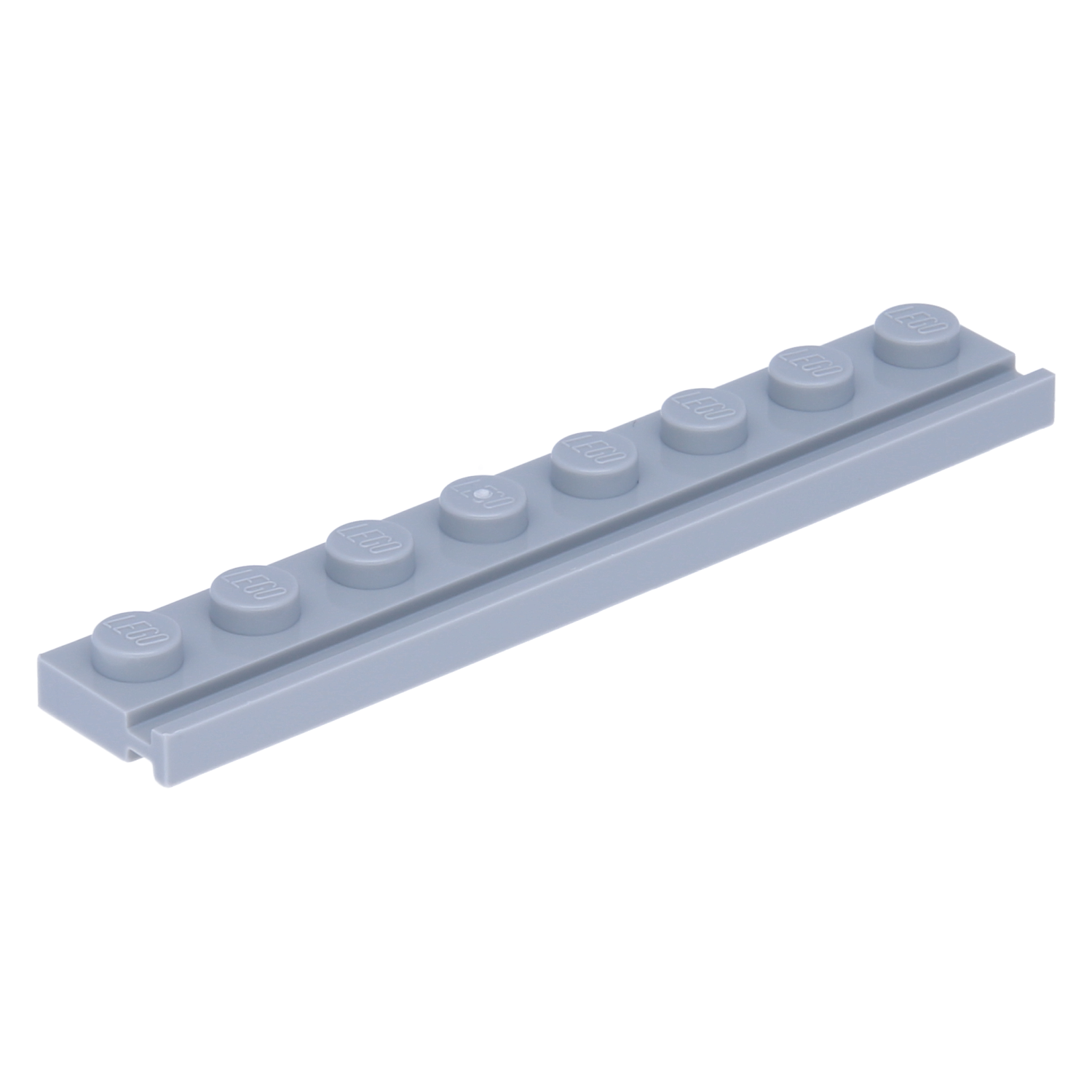Lego plates (modified) - 1 x 8 with door rail