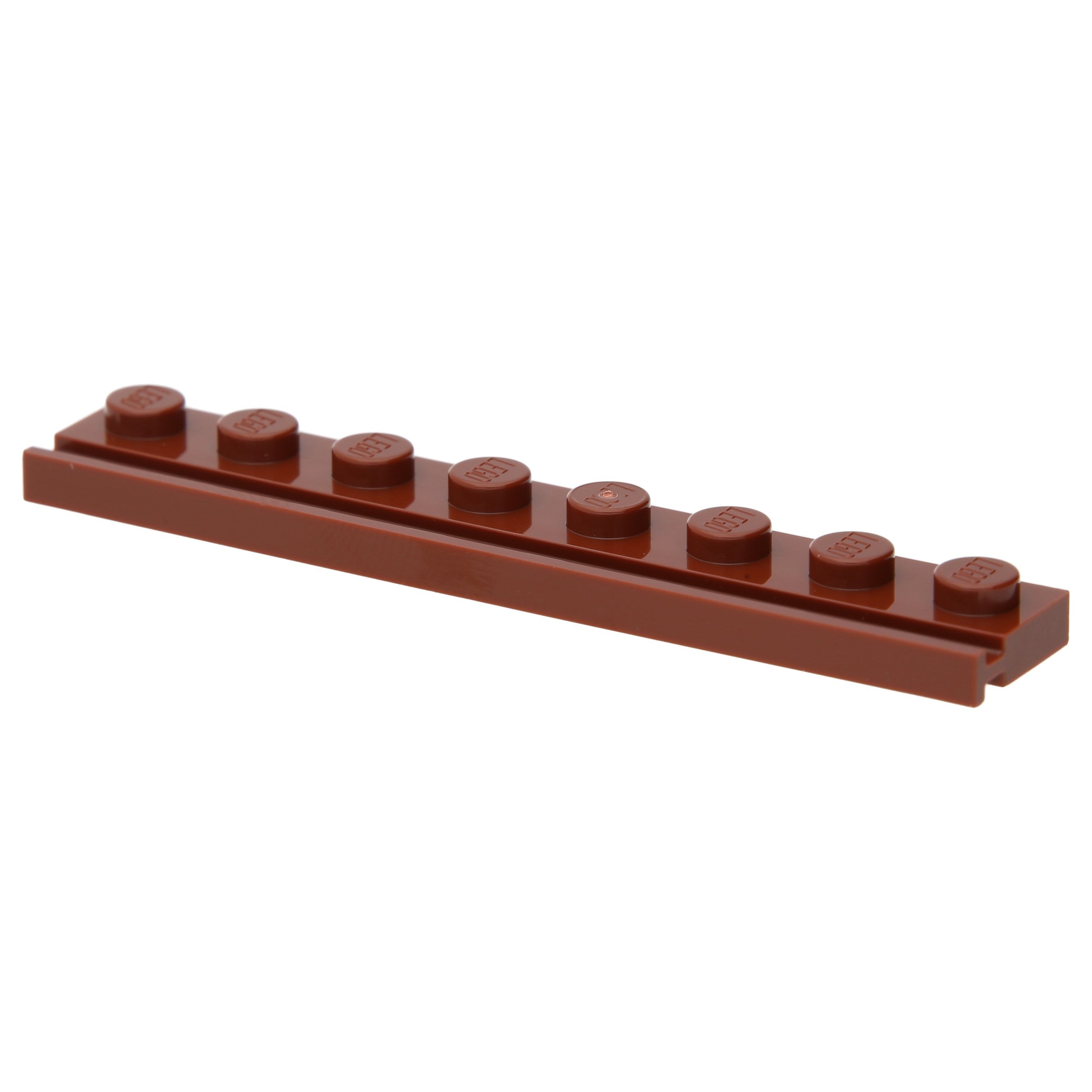 Lego plates (modified) - 1 x 8 with door rail