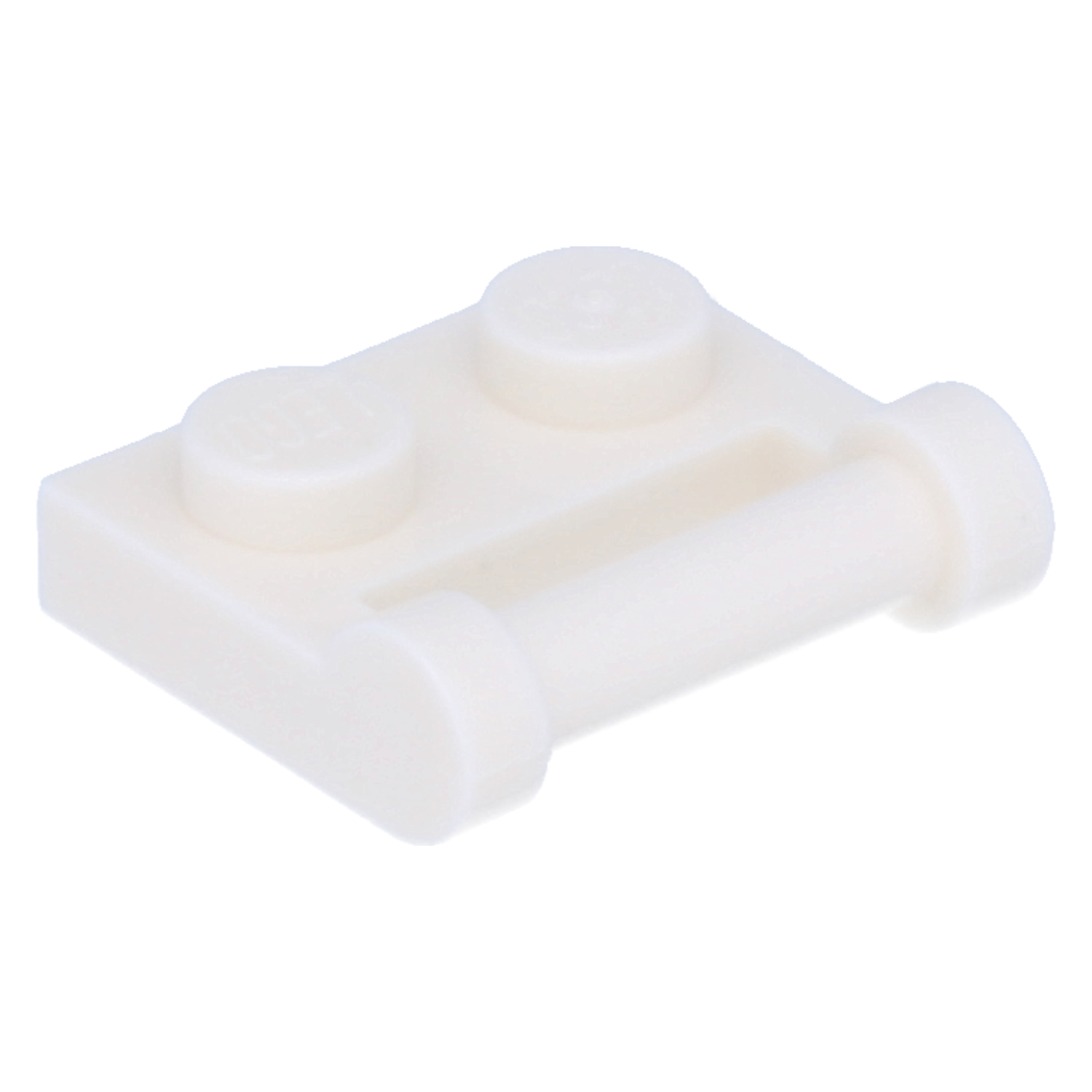 LEGO plate (modified) - plate 1 x 2 with handle on the side, closed ends