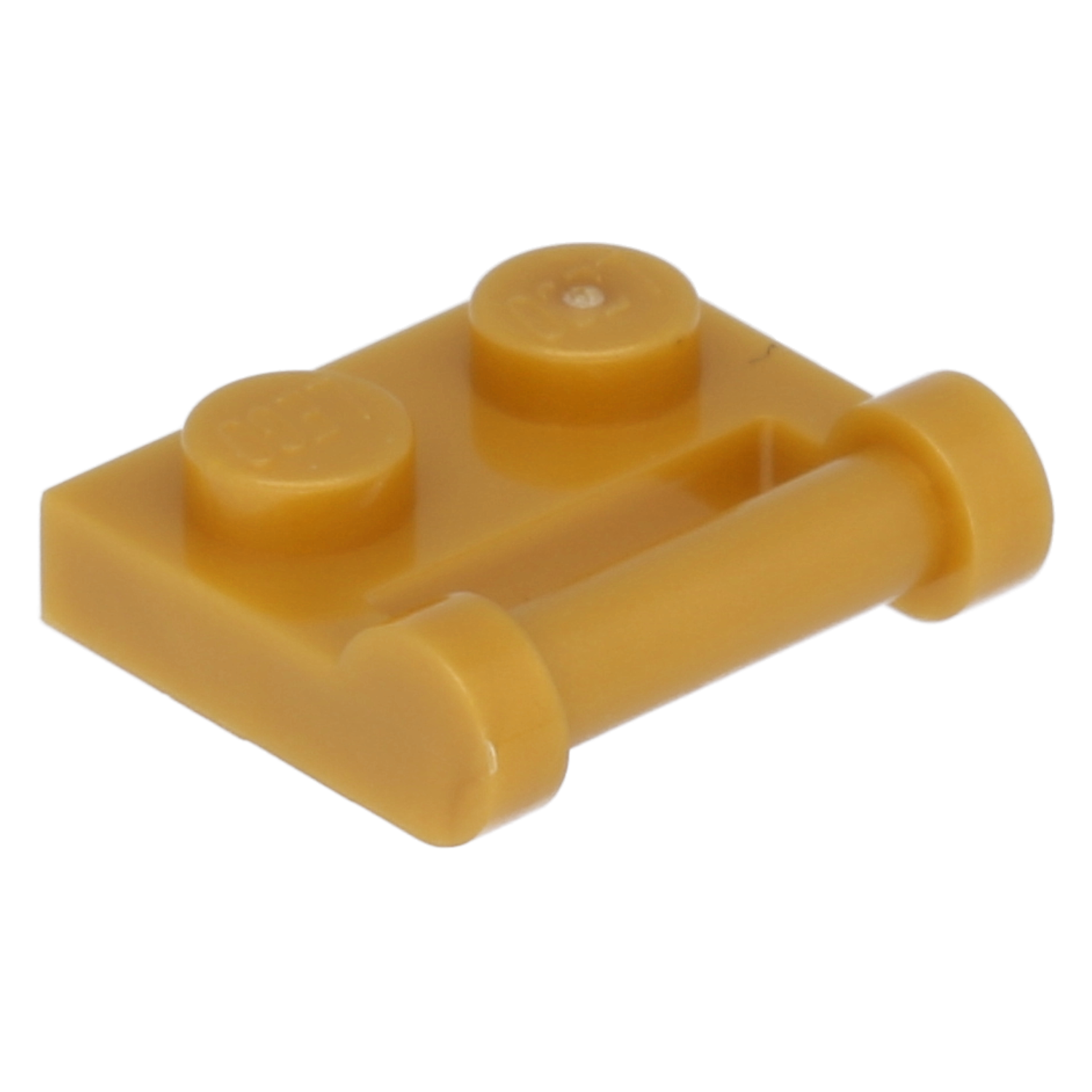 LEGO plate (modified) - plate 1 x 2 with handle on the side, closed ends