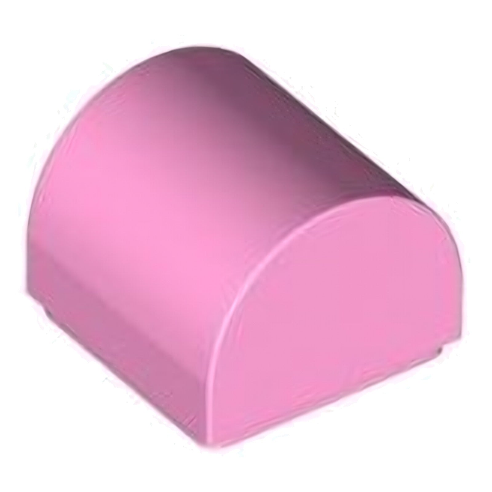 LEGO Brick modified 1 x 1 x 2/3 without knobs, curved top (49307)