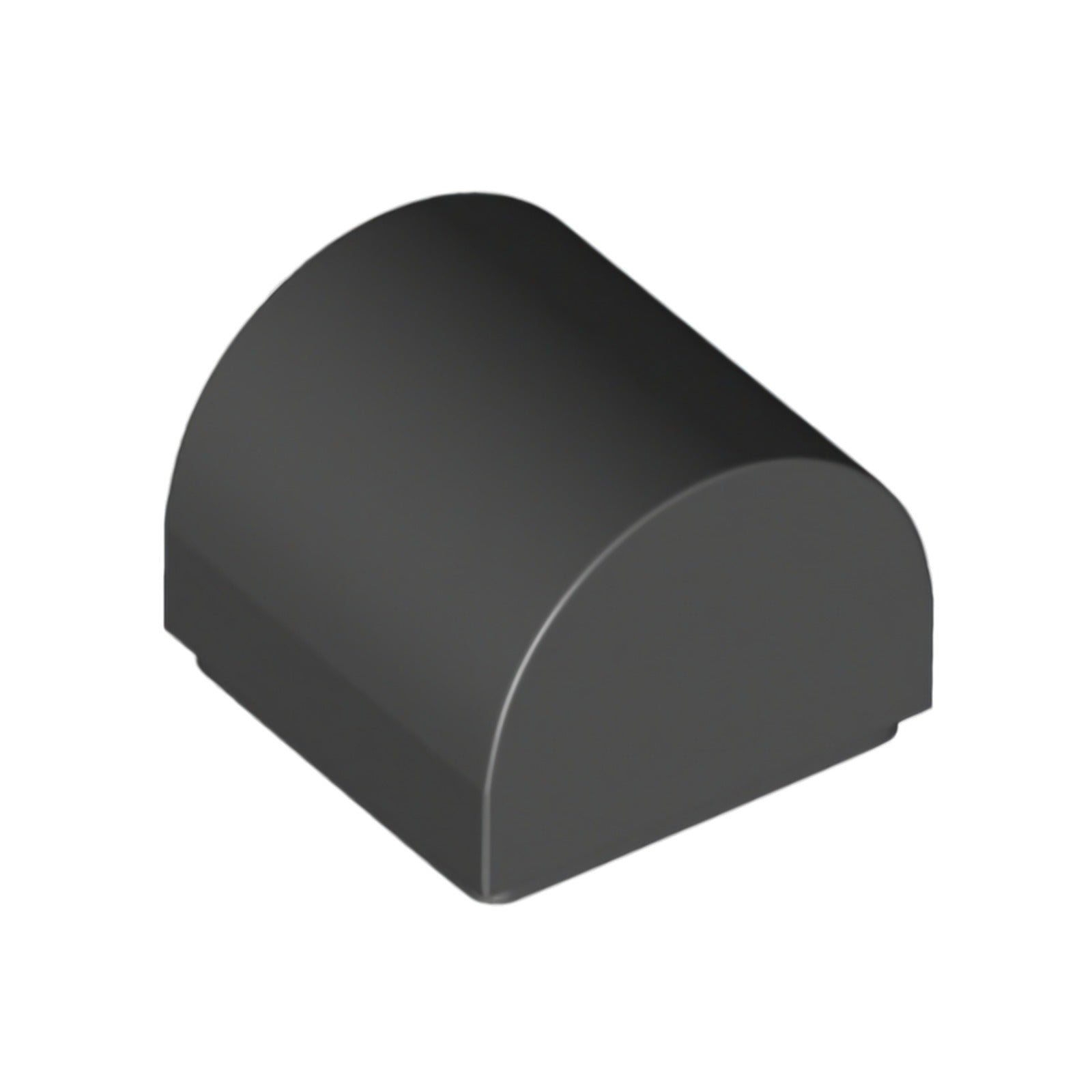 LEGO Brick modified 1 x 1 x 2/3 without knobs, curved top (49307)