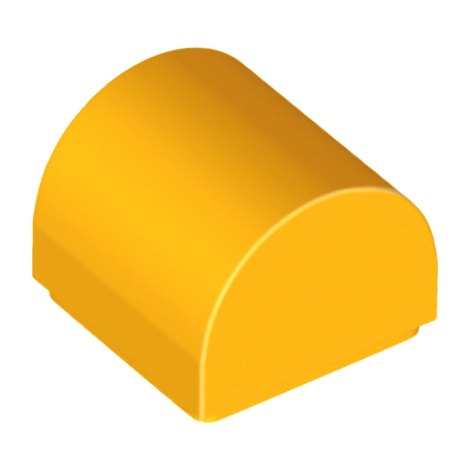 LEGO Brick modified 1 x 1 x 2/3 without knobs, curved top (49307)