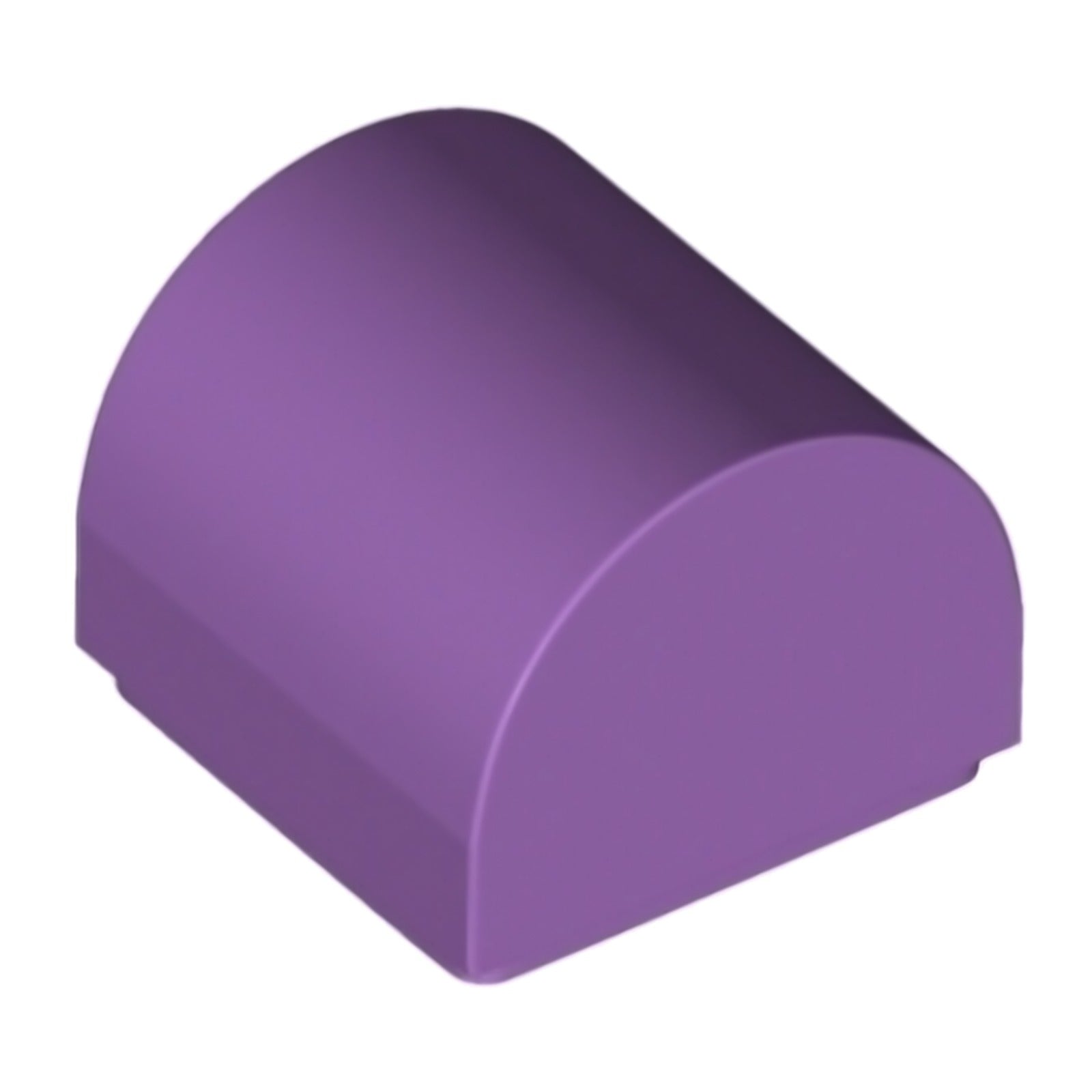 LEGO Brick modified 1 x 1 x 2/3 without knobs, curved top (49307)