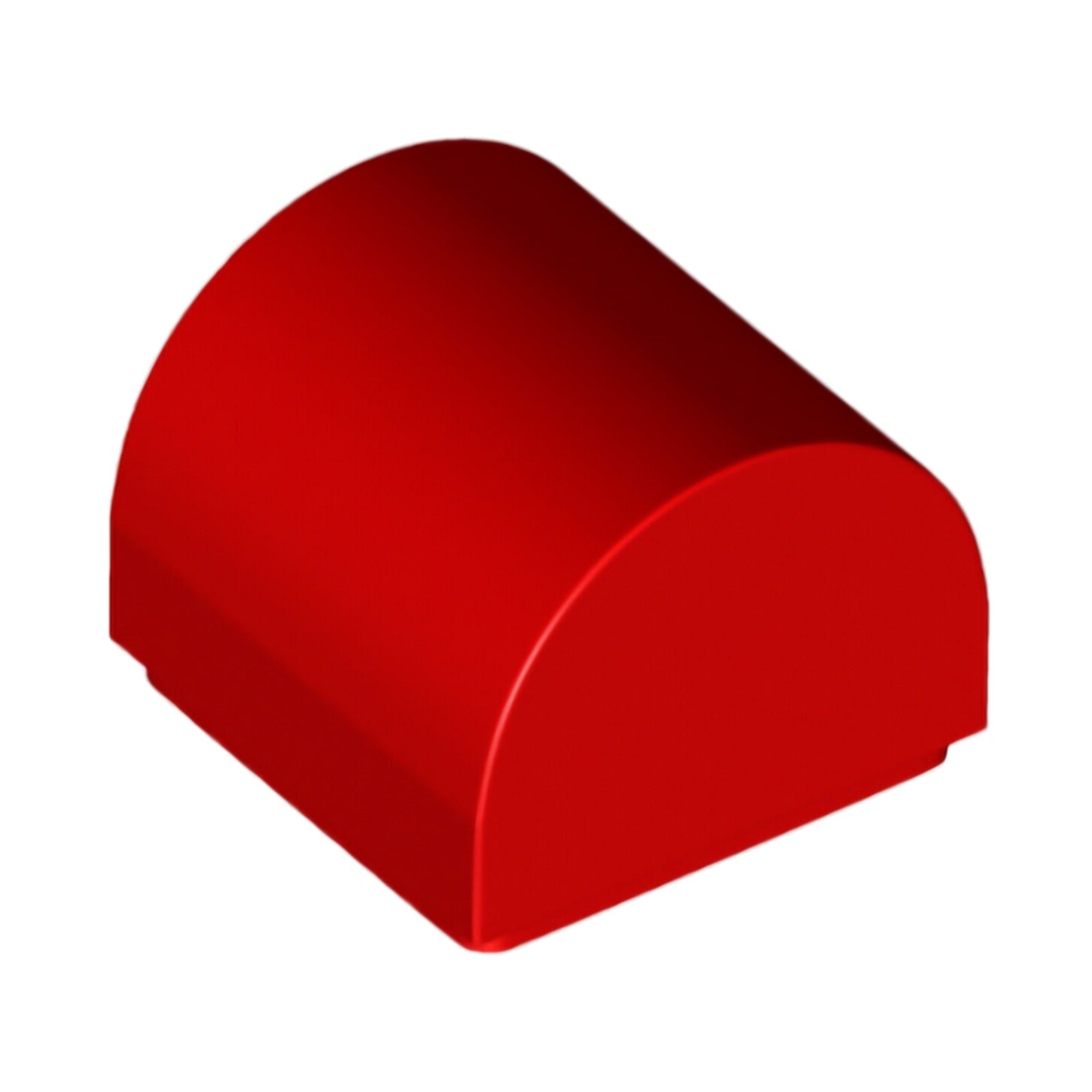 LEGO Brick modified 1 x 1 x 2/3 without knobs, curved top (49307)