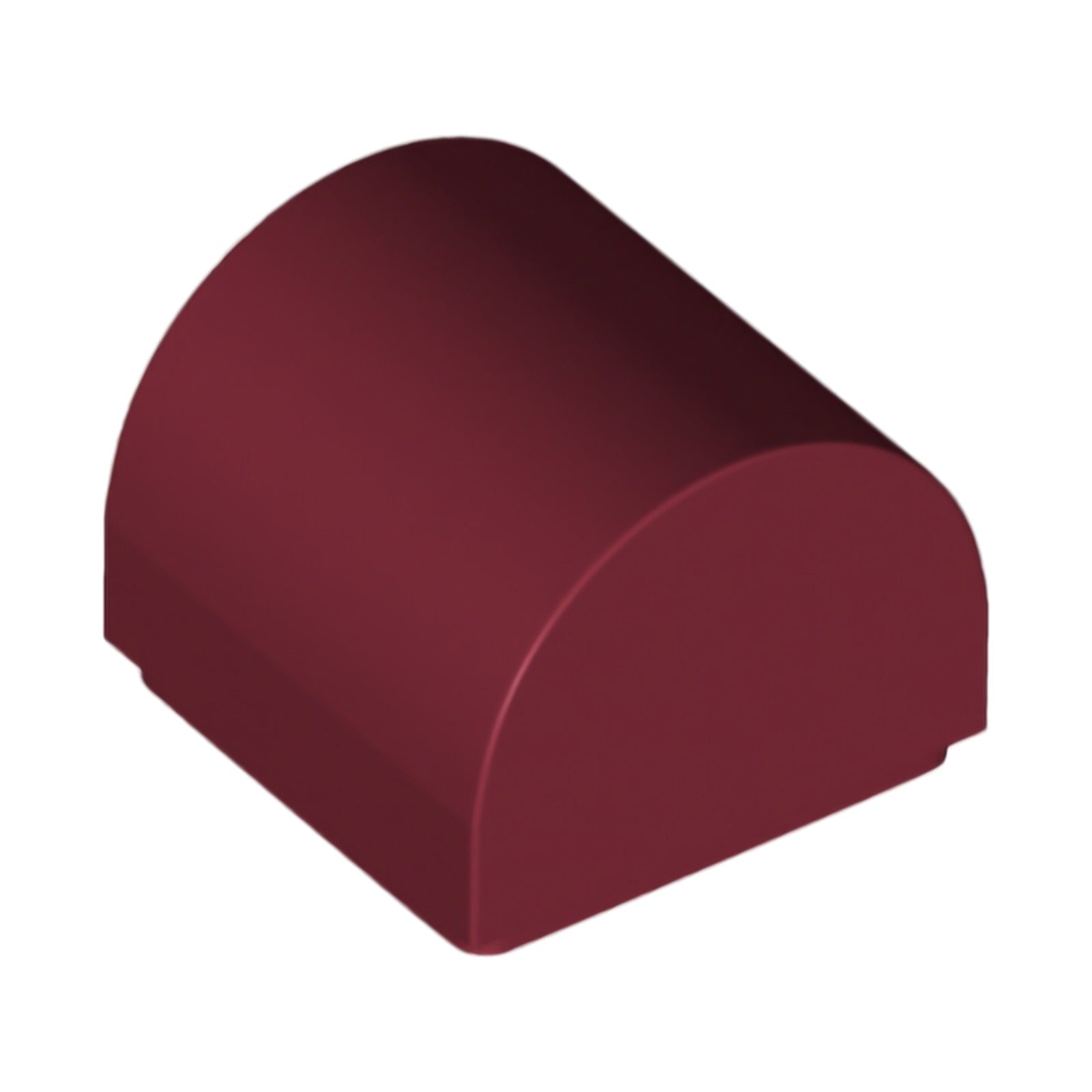 LEGO Brick modified 1 x 1 x 2/3 without knobs, curved top (49307)