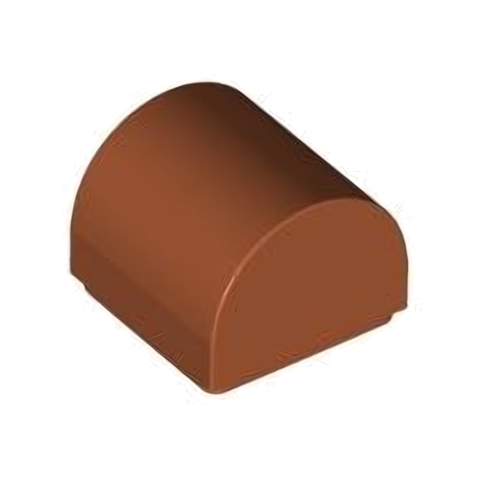 LEGO Brick modified 1 x 1 x 2/3 without knobs, curved top (49307)