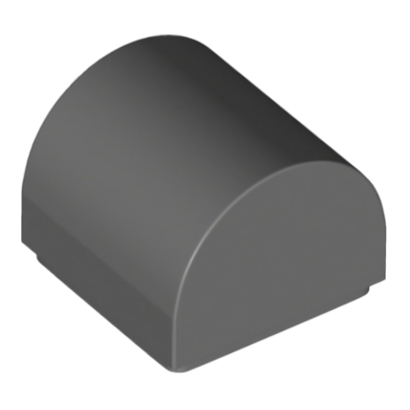LEGO Brick modified 1 x 1 x 2/3 without knobs, curved top (49307)