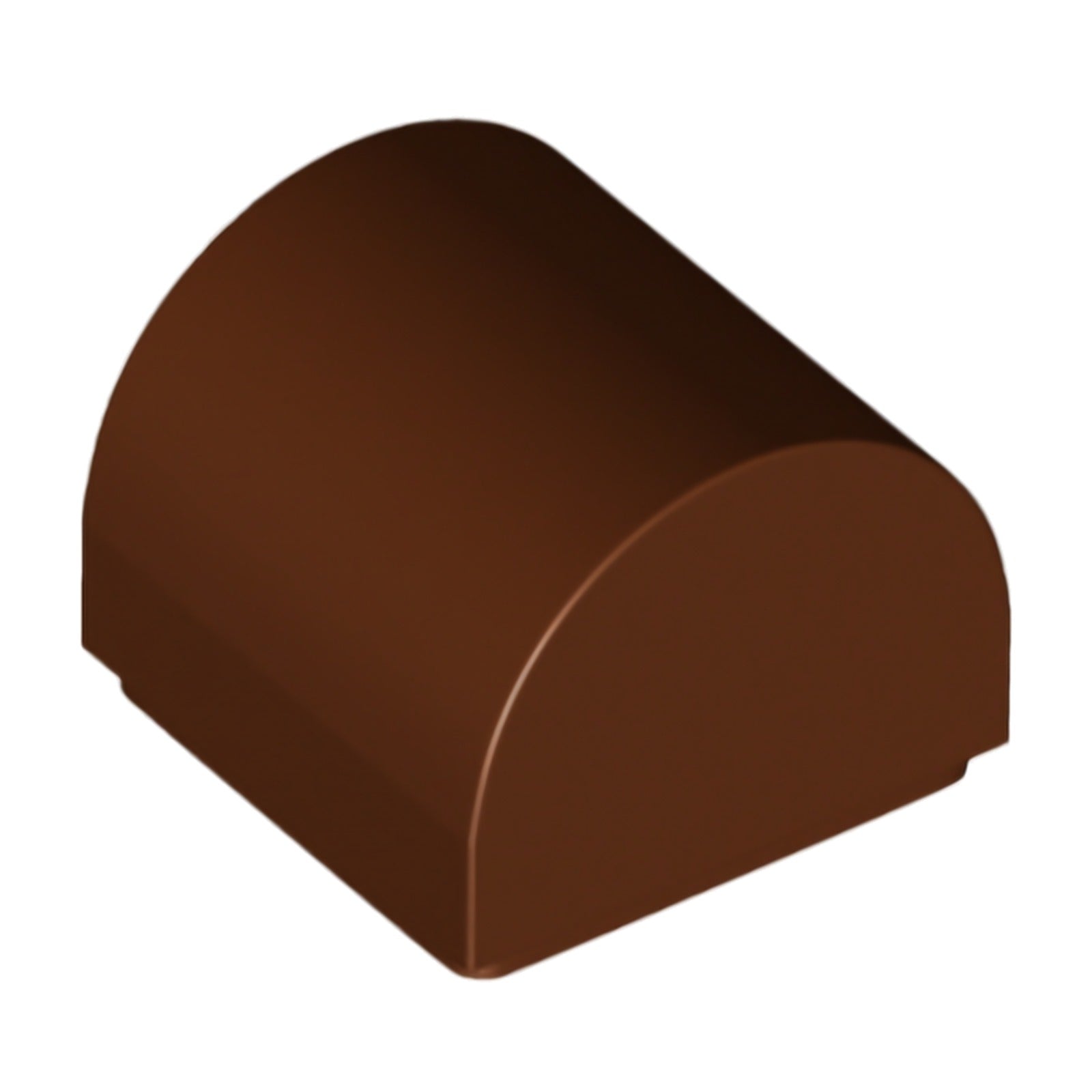 LEGO Brick modified 1 x 1 x 2/3 without knobs, curved top (49307)