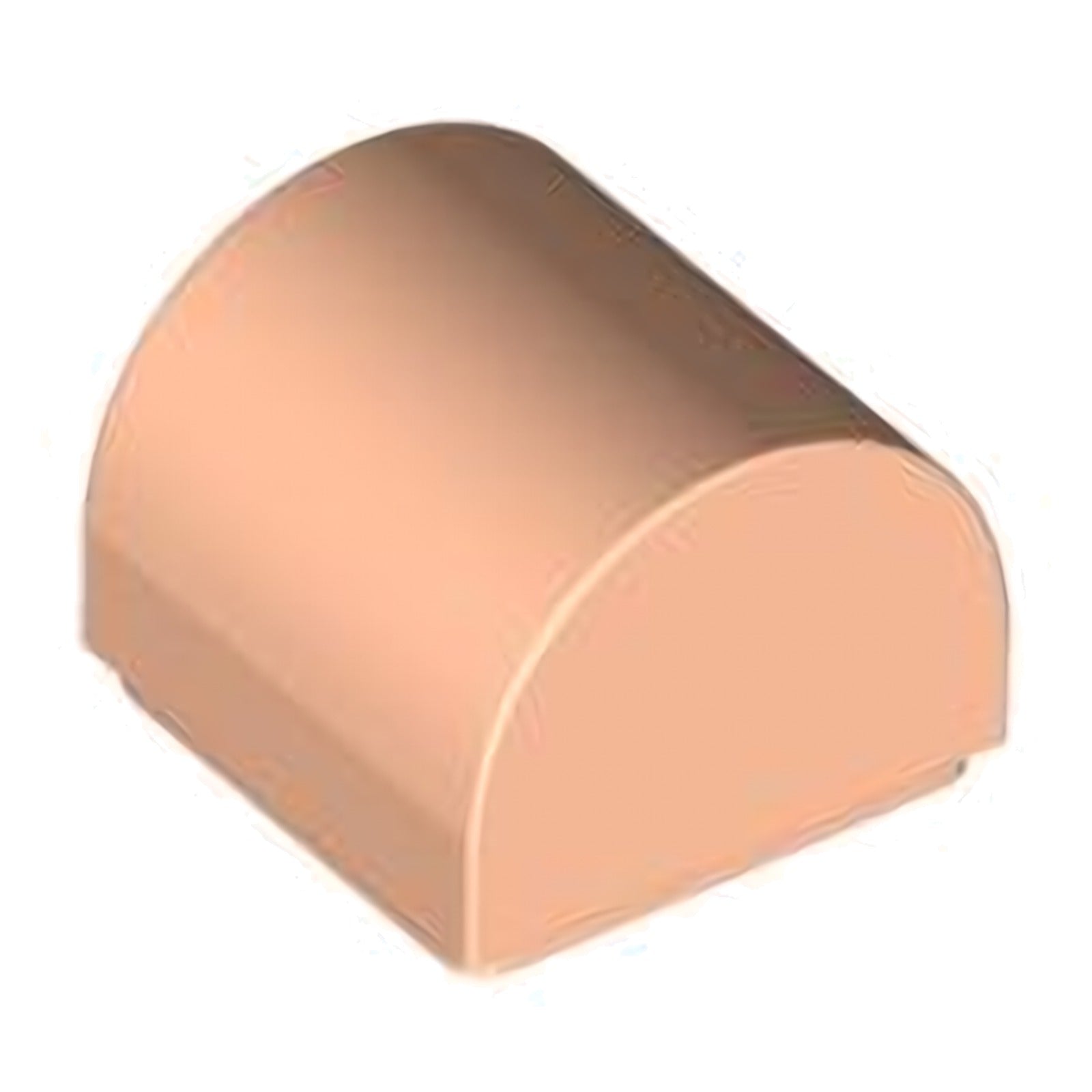 LEGO Brick modified 1 x 1 x 2/3 without knobs, curved top (49307)