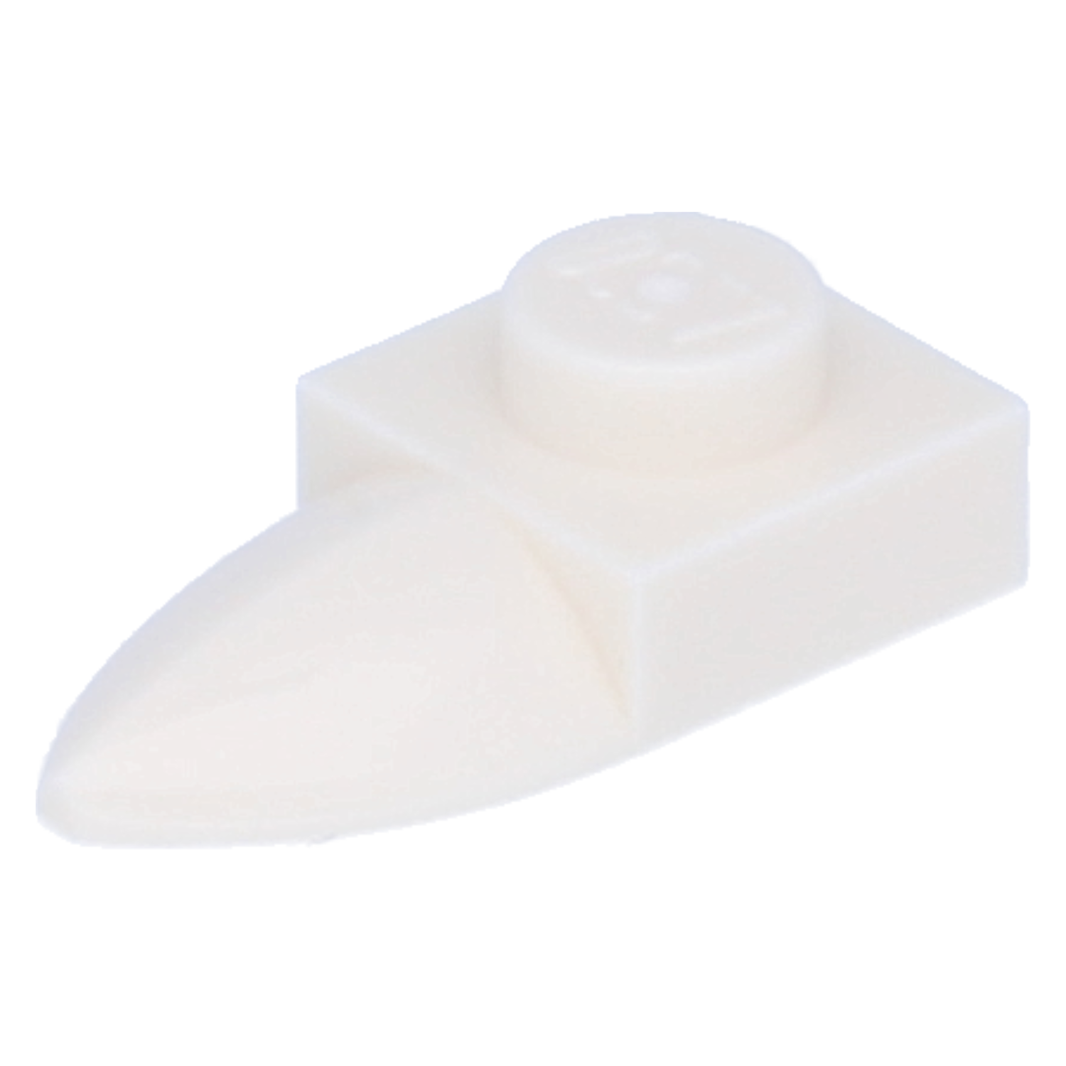 LEGO Platten (modifiziert) - 1 x 1 mit horizontalem Zahn